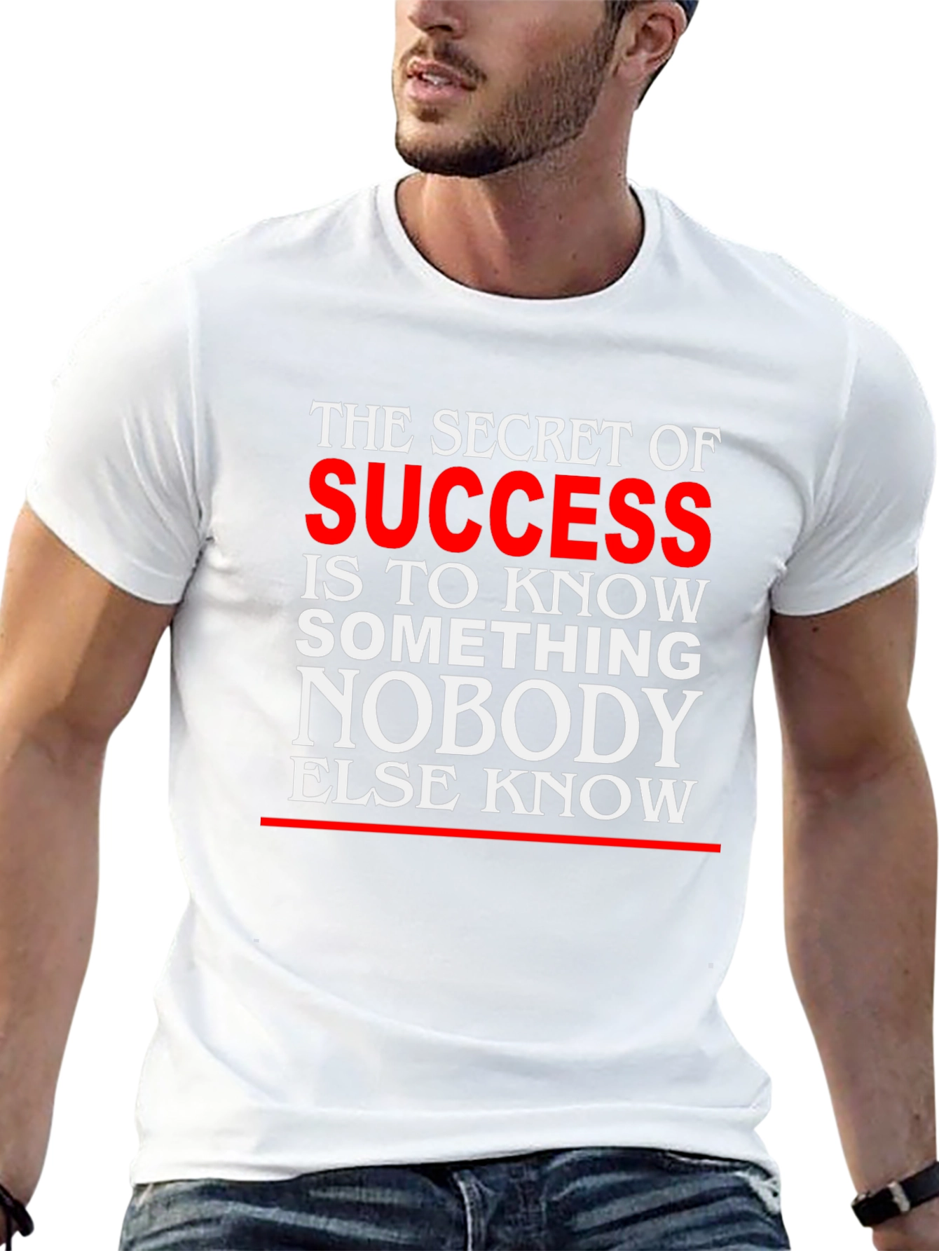 Secret of Success Graphic T-Shirt - Black