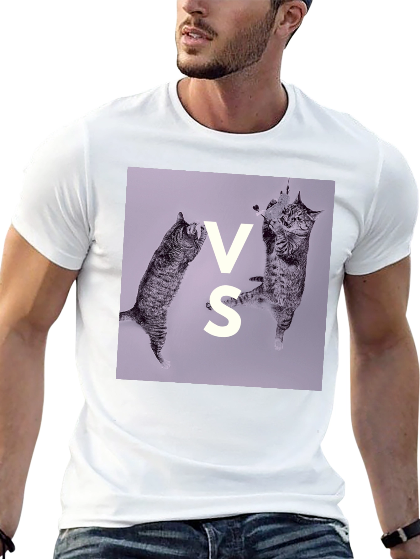 Cats VS T-Shirt - Funny Feline Graphic Tee