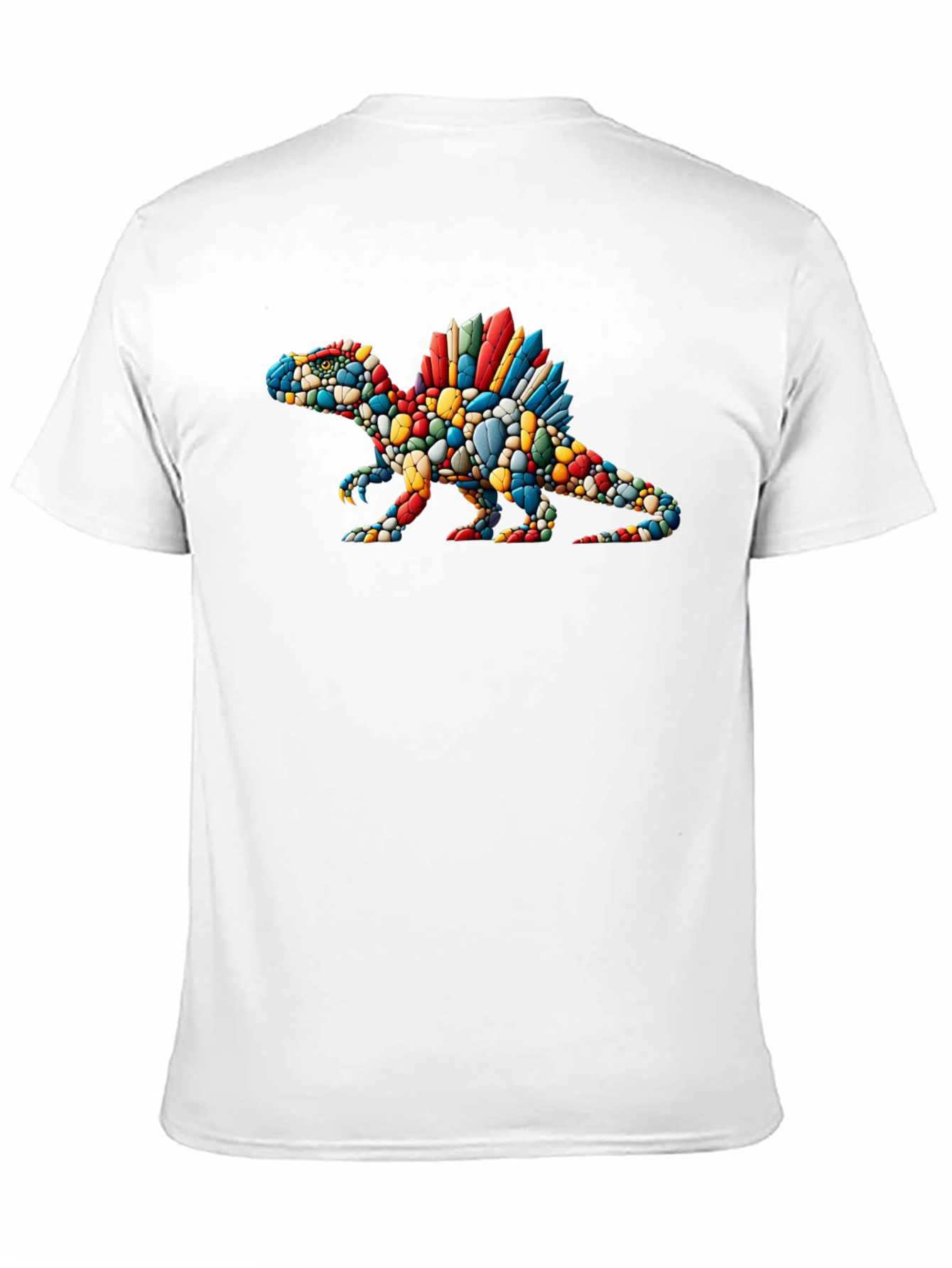 Dino Mosaic Graphic Tee - Black T-Shirt