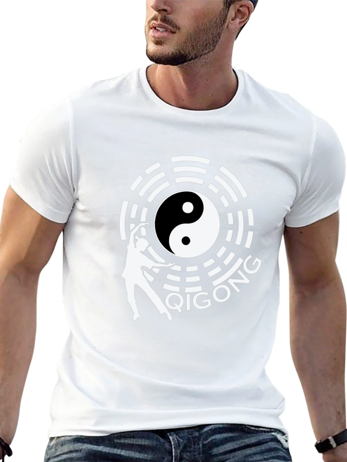 Qigong Yin Yang T-Shirt - Martial Arts Design