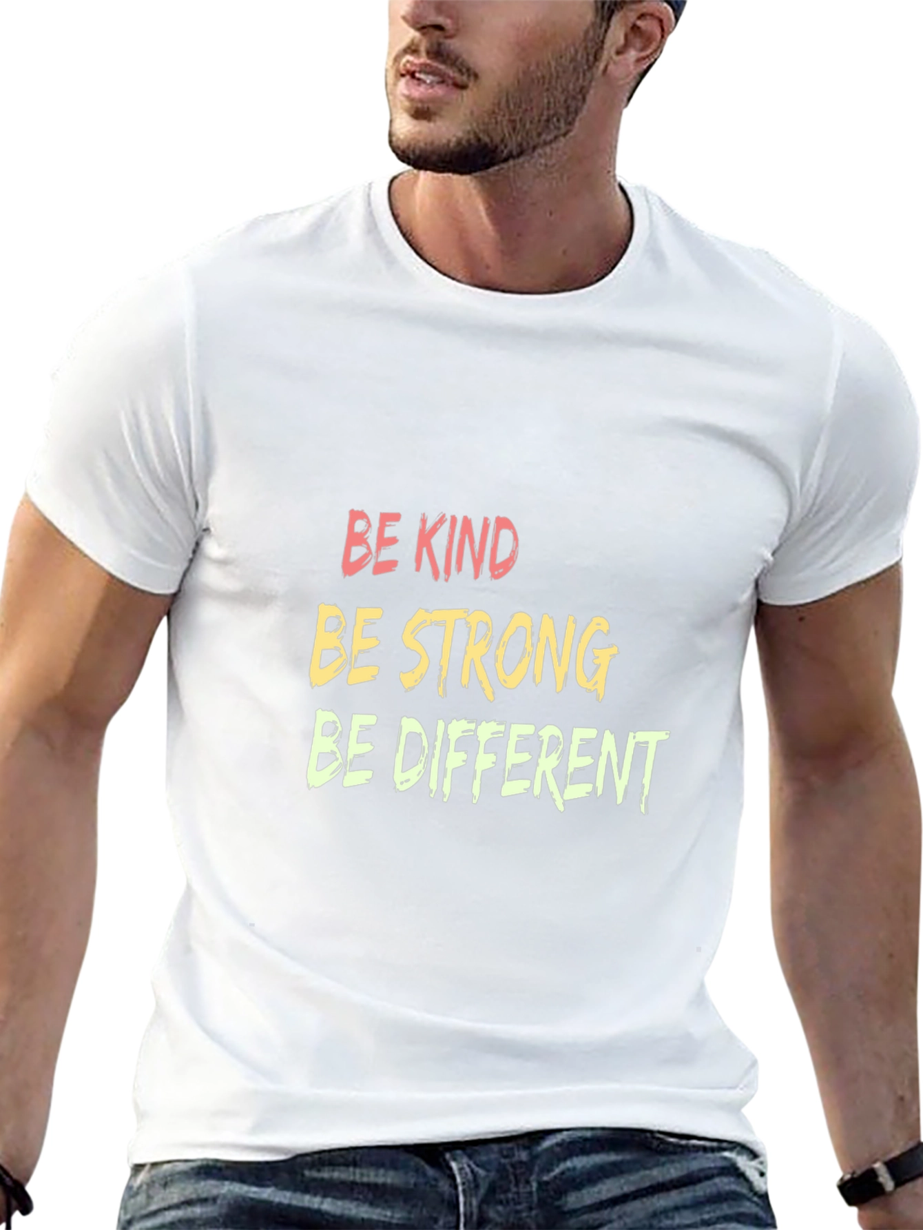 Be Kind Strong Different Graphic Tee