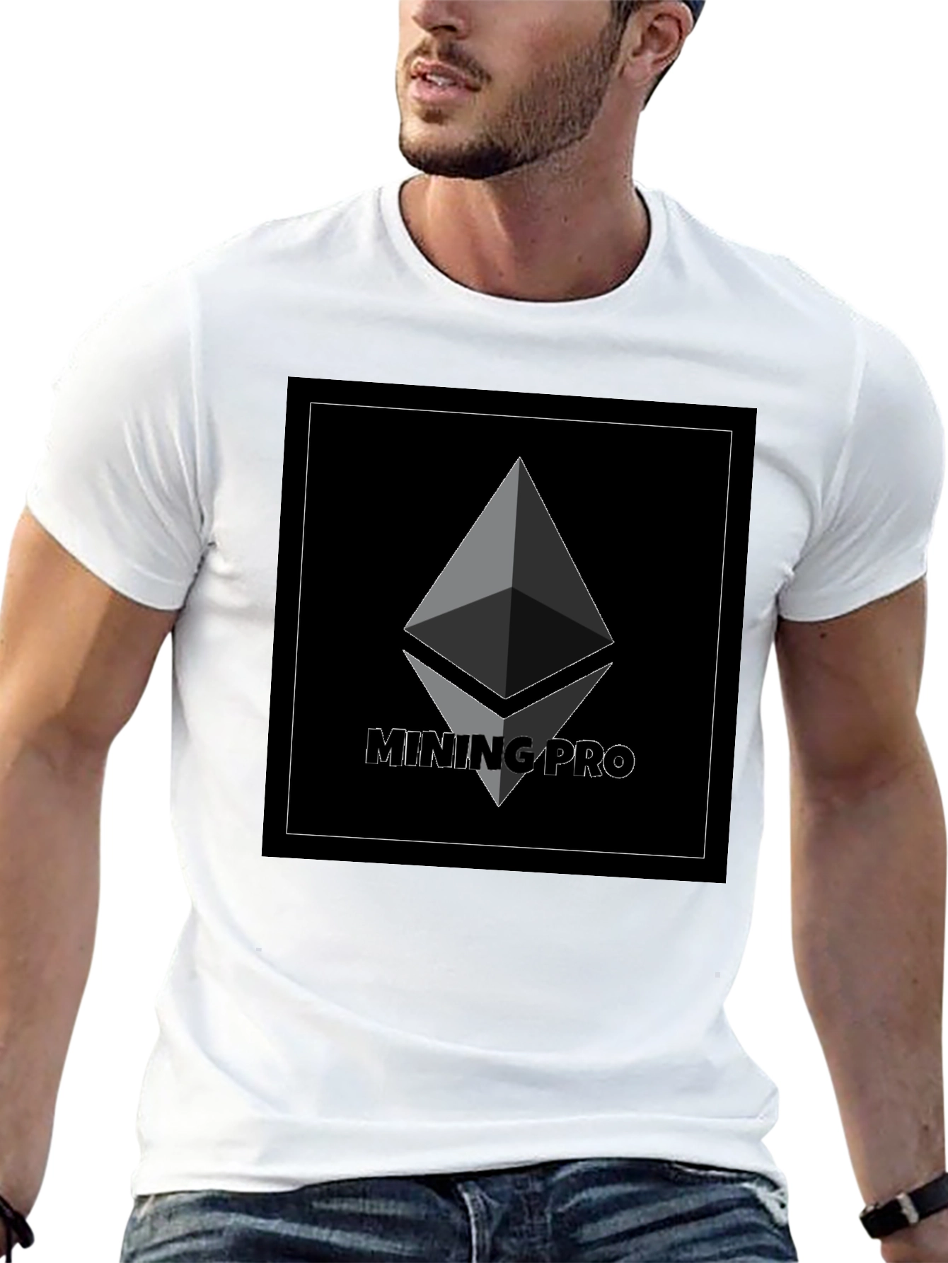 Mining Pro Ethereum T-Shirt - Black Crypto Tee