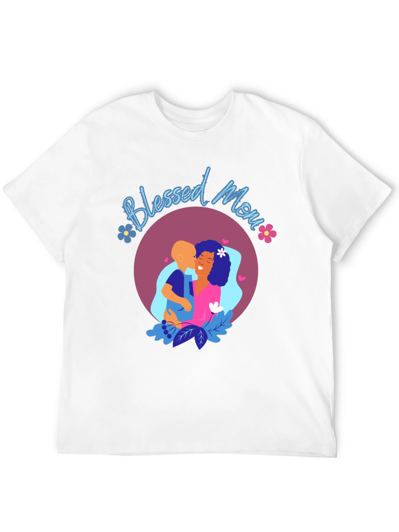 Blessed Mom Graphic T-Shirt - Stylish Mothers Day Gift