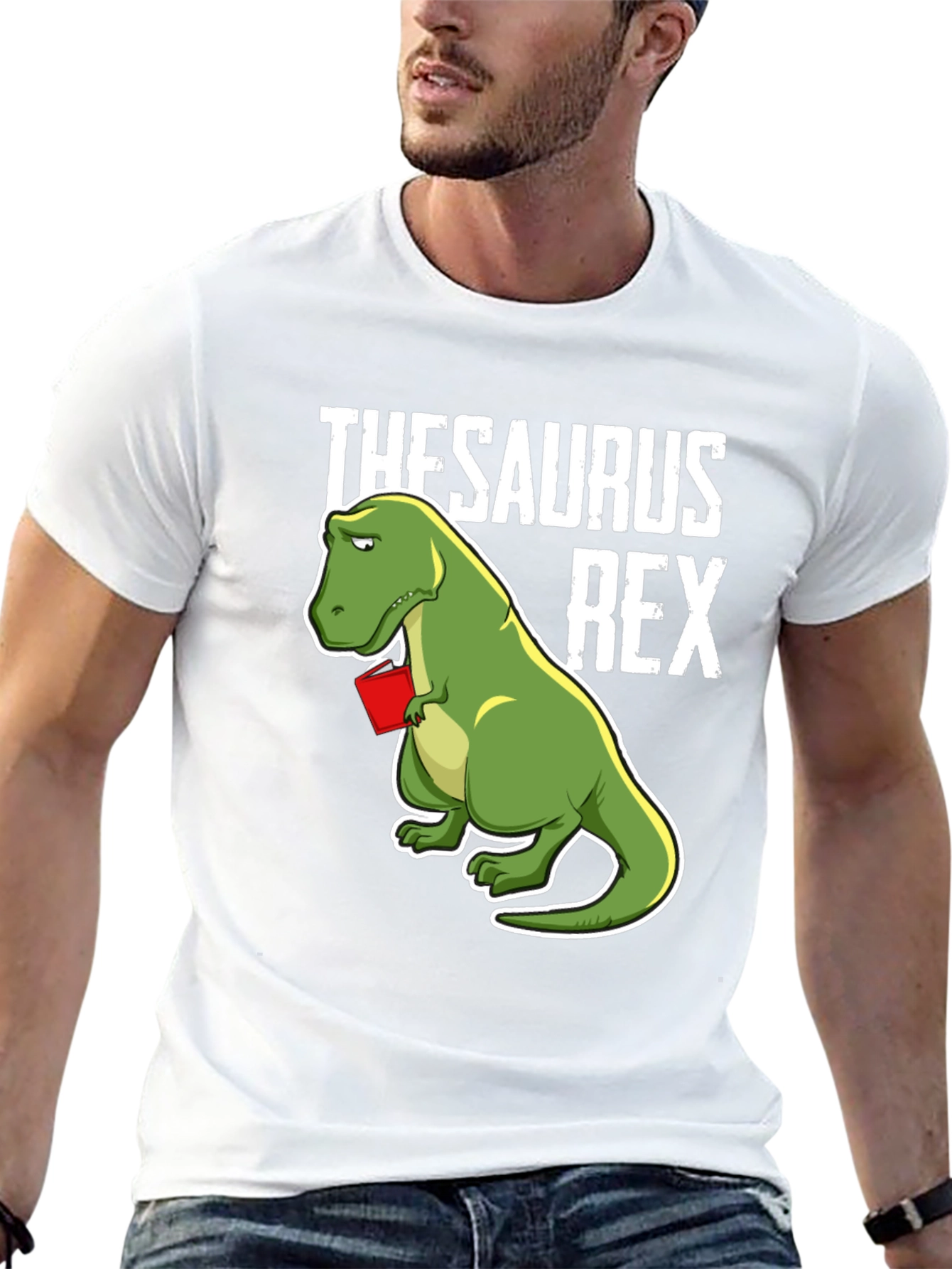 Thesaurus Rex T-Shirt Funny Dinosaur Tee