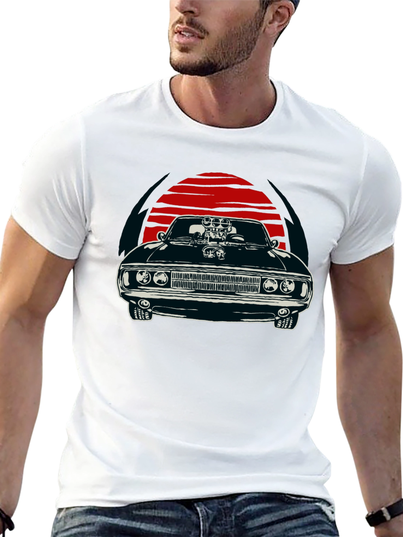 Muscle Car Graphic Tee - Fast & Furious Style