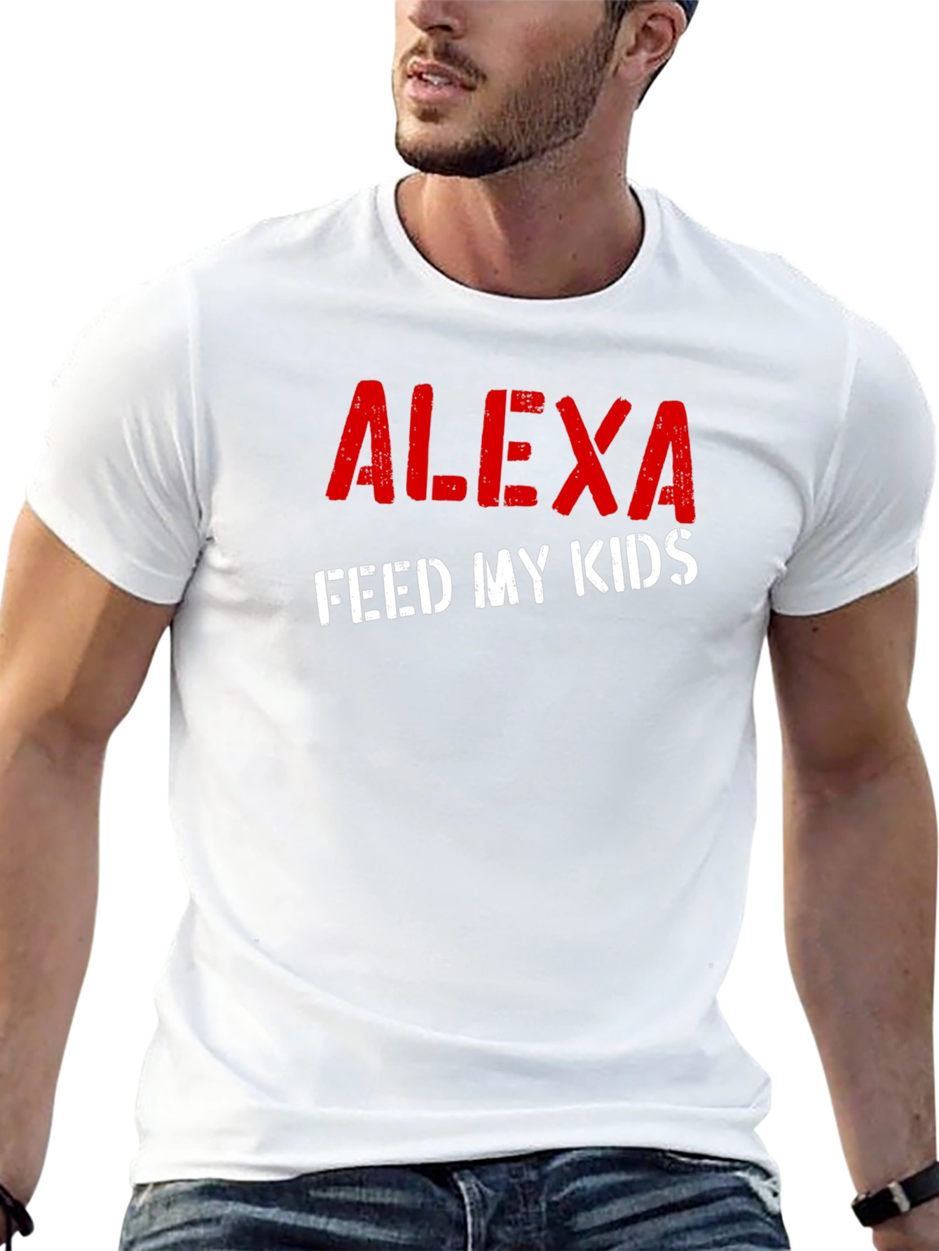 Alexa Feed My Kids Graphic Tee