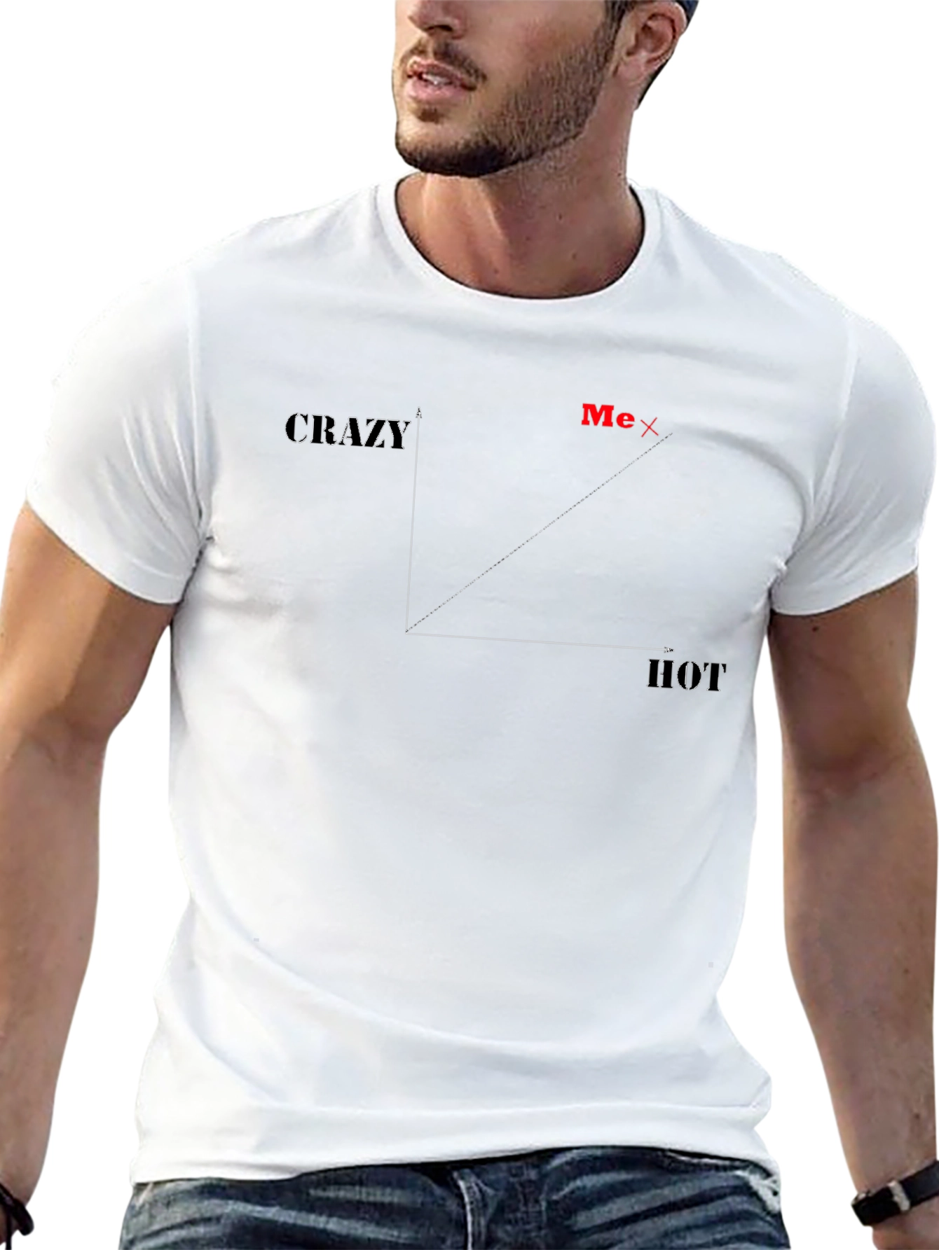 Crazy Hot Graphic T-Shirt - Mens