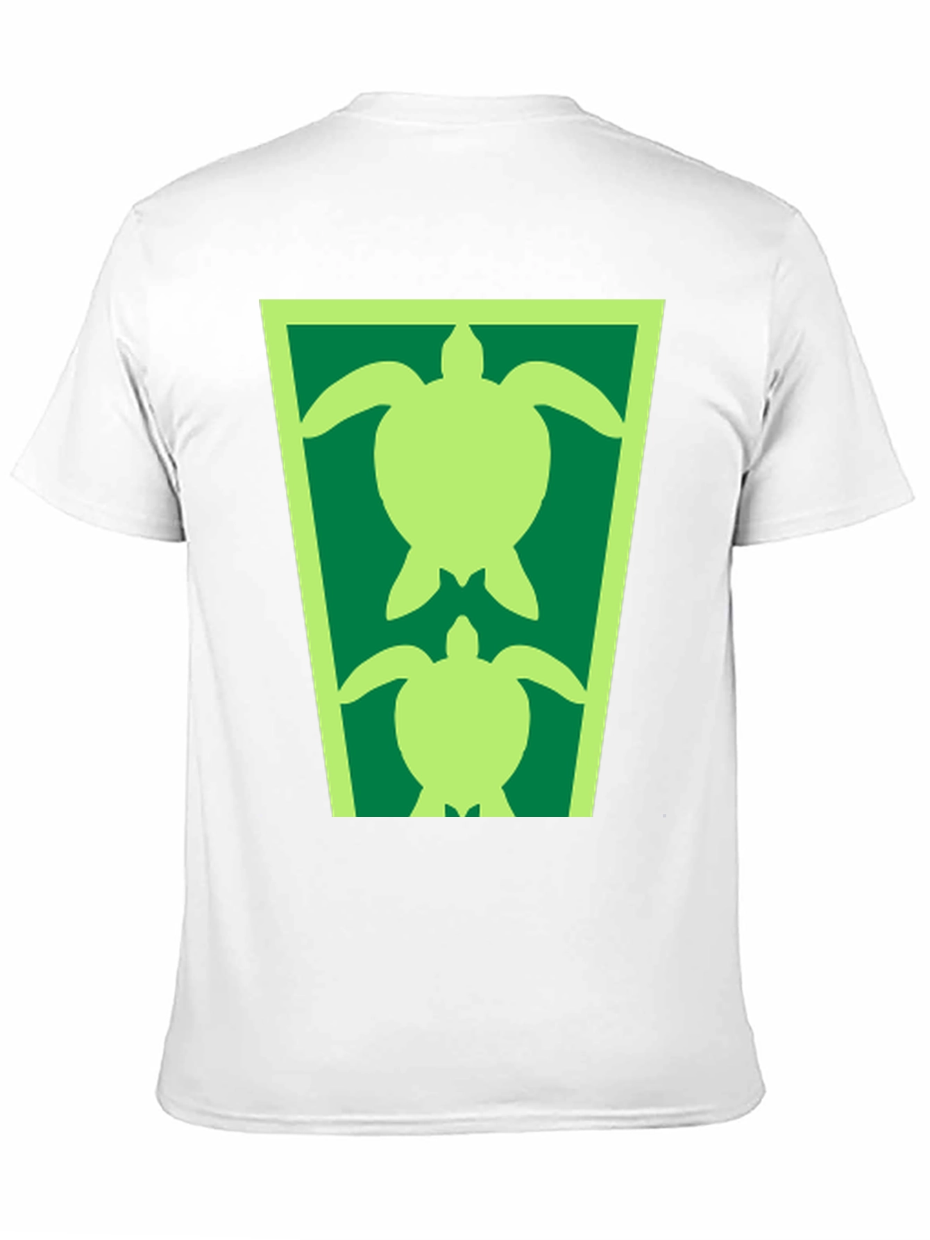 Turtle Graphic Tee - Black Cotton Blend