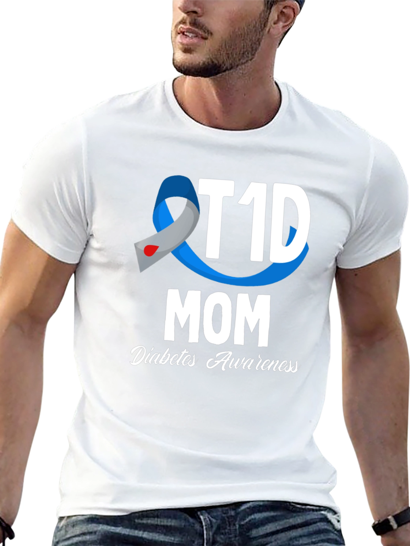 T1D Mom Diabetes Awareness Graphic Tee