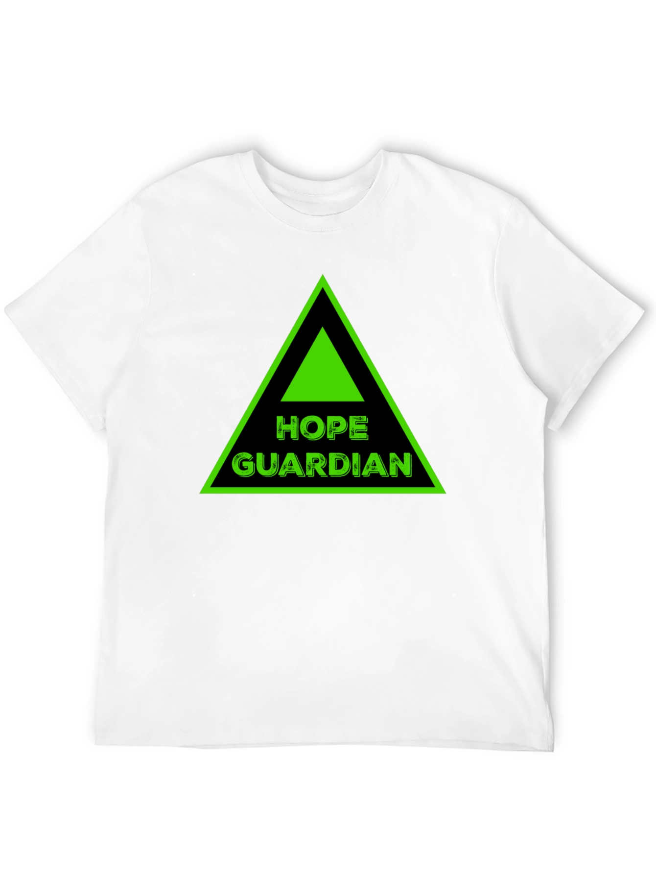Hope Guardian Graphic Tee - Black Cotton T-Shirt