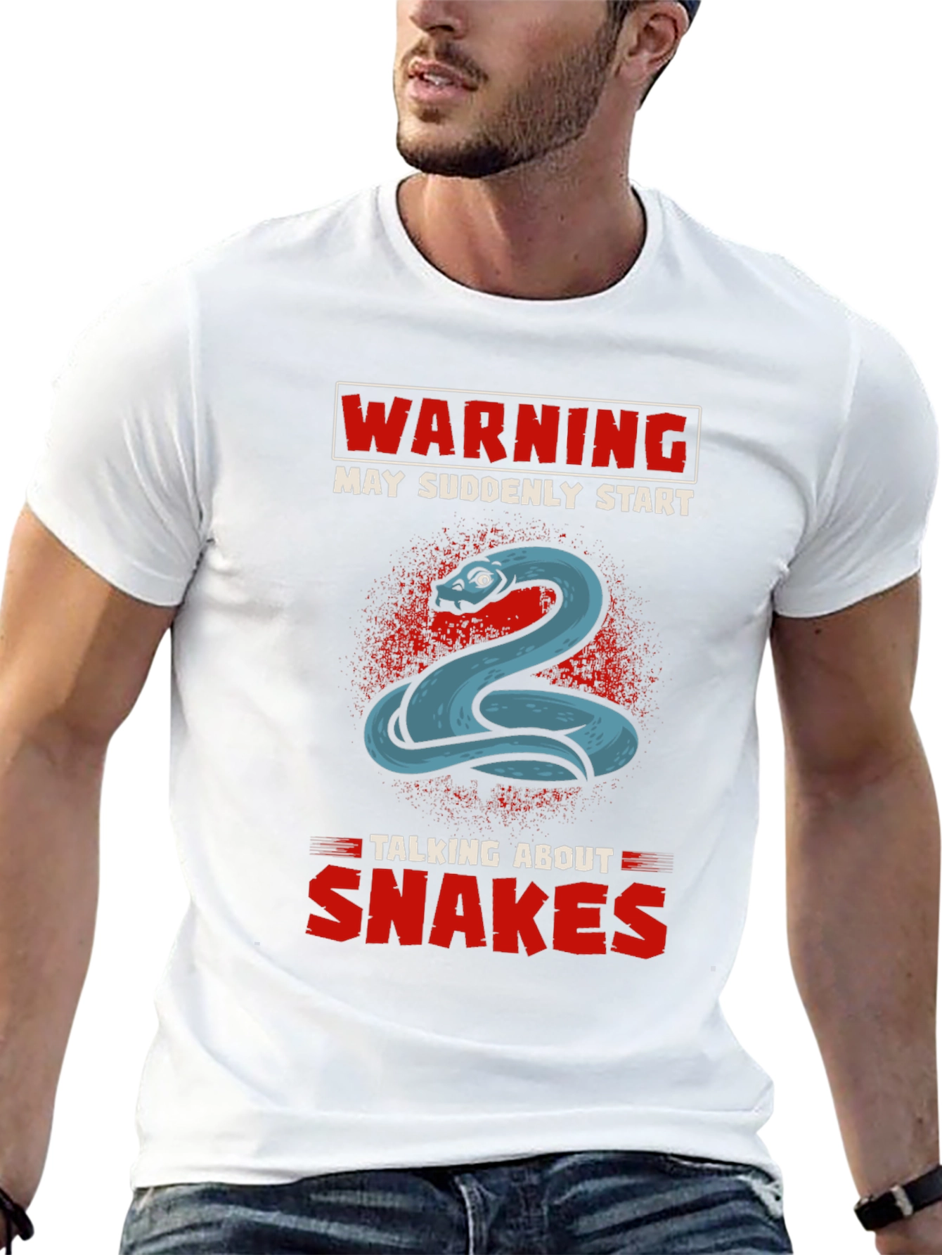 Warning May Suddenly Start Talking About Snakes T-Shirt