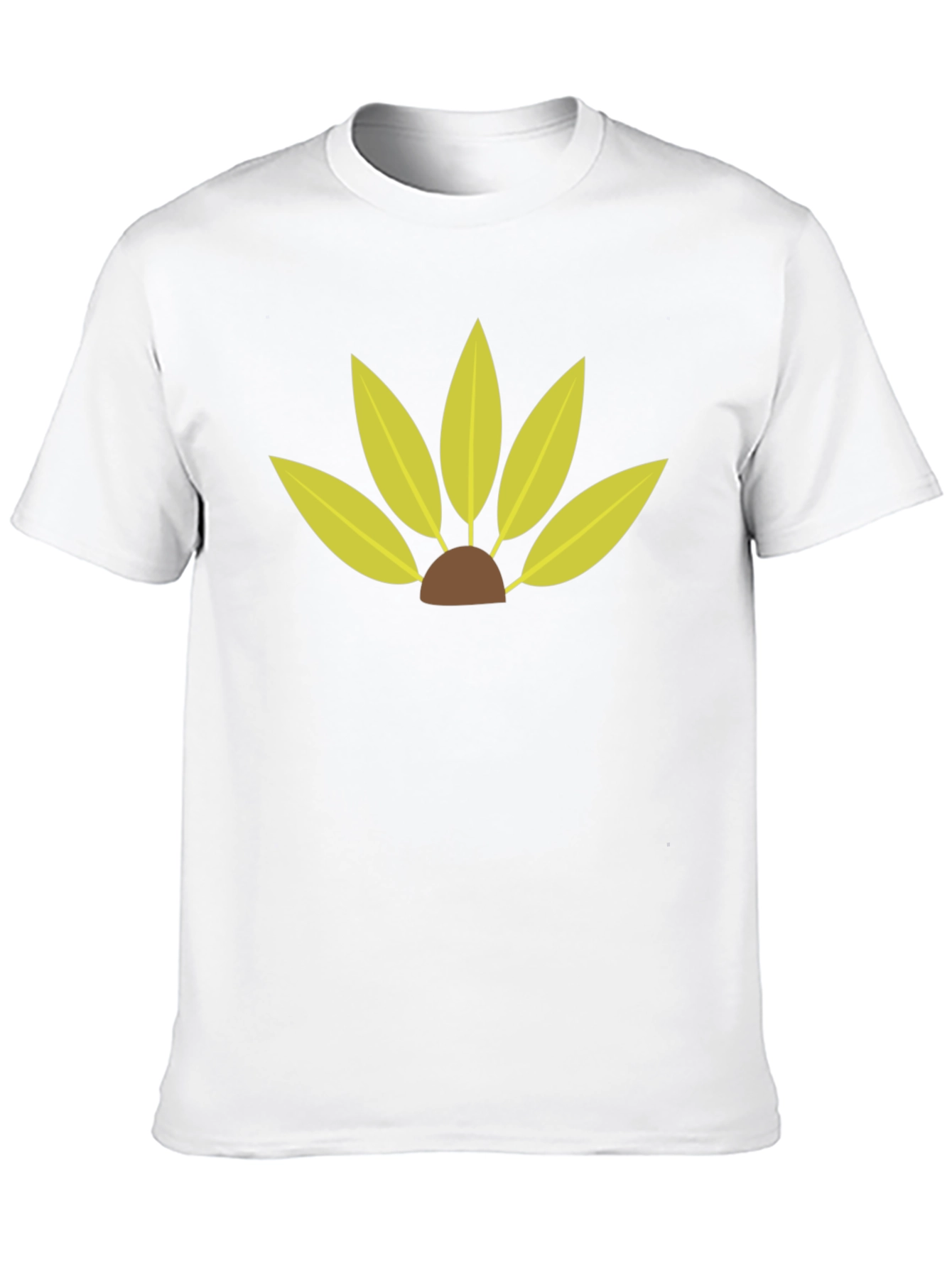 Leaf Petal Graphic Tee - Modern Style