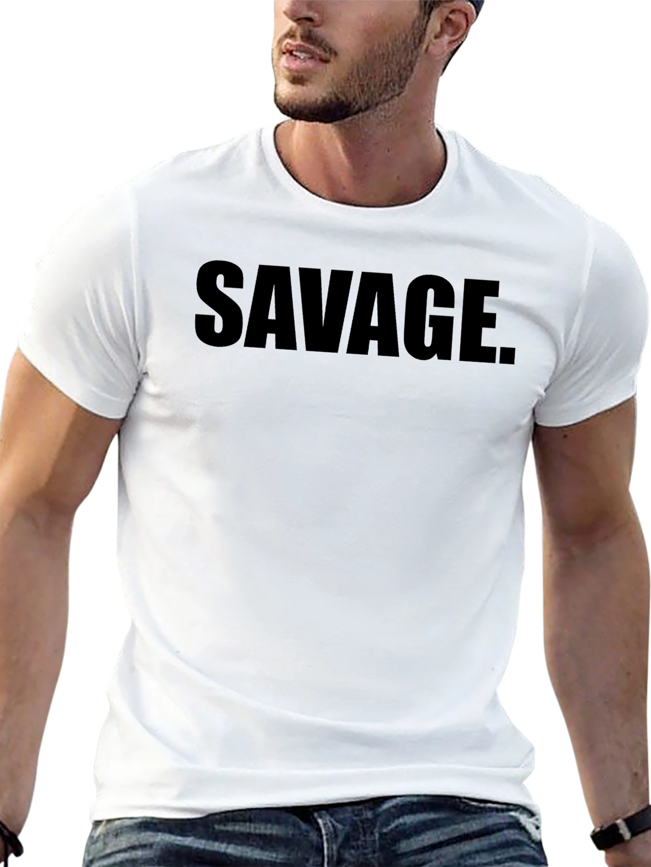Savage Graphic Tee - Mens Black T-Shirt