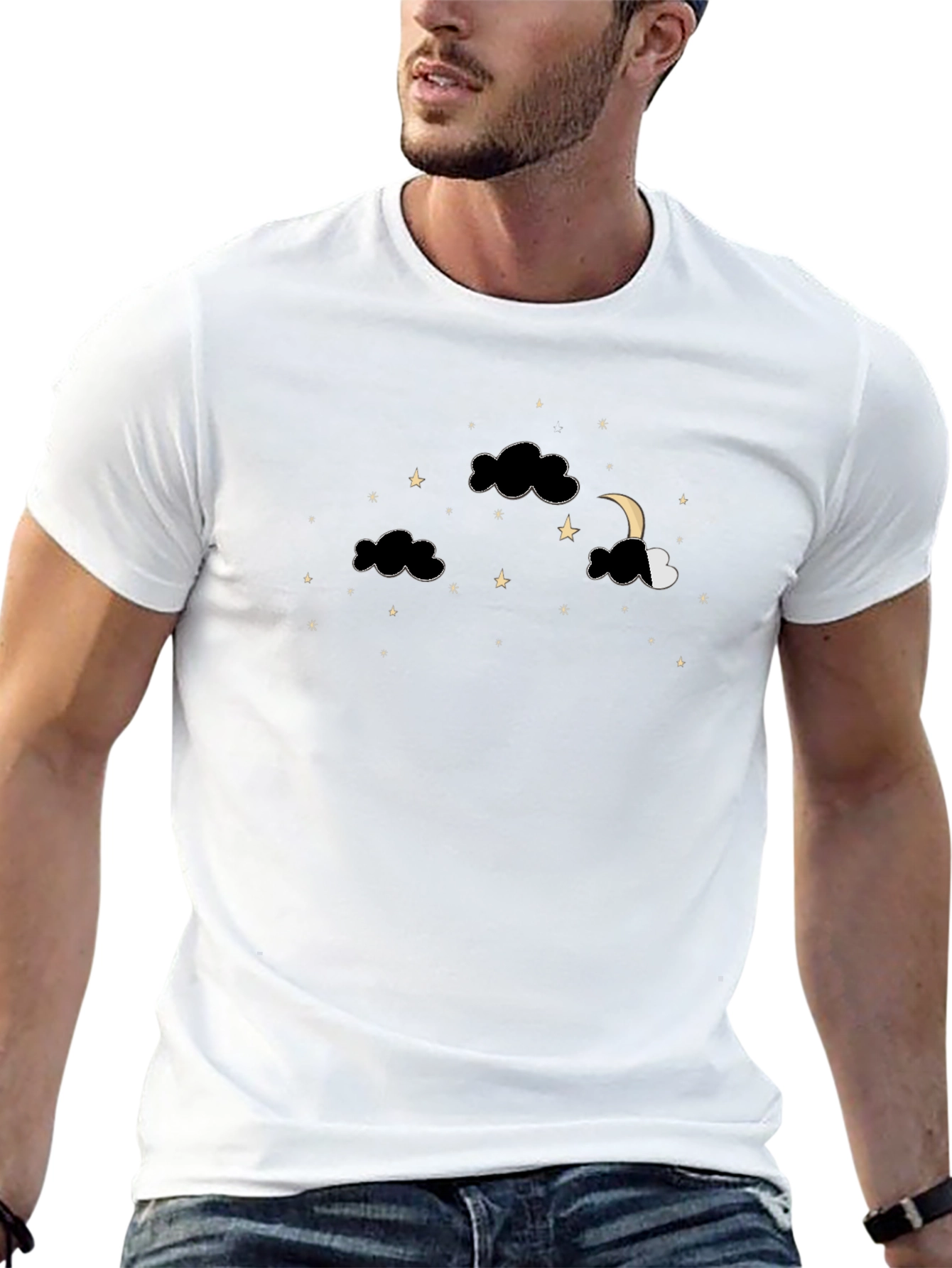 Dreamy Night Sky Graphic T-Shirt