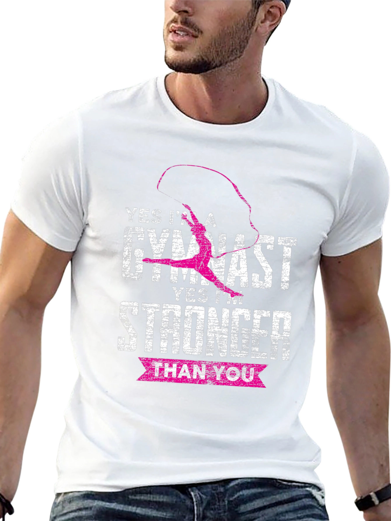 Gymnast Stronger Than You T-Shirt