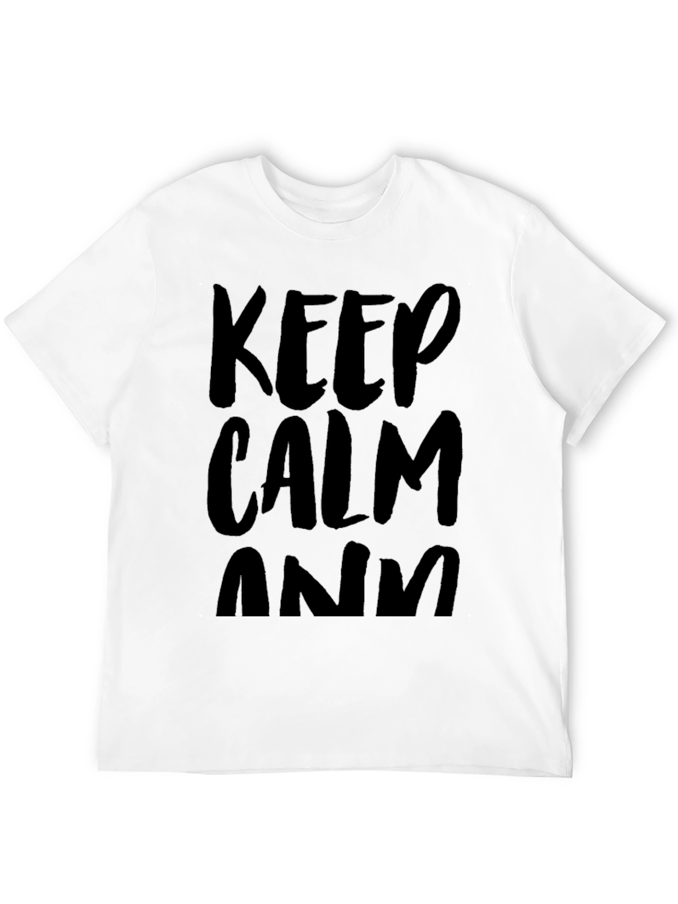 Keep Calm Black T-Shirt