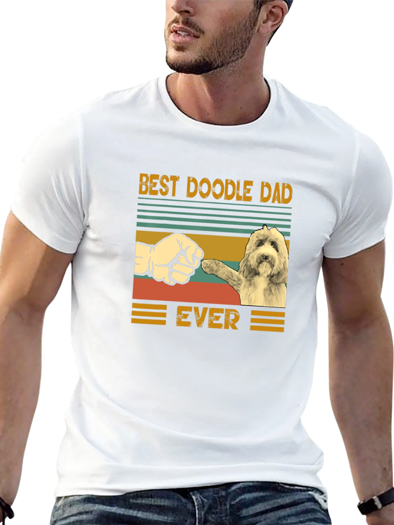 Best Doodle Dad Ever Graphic Tee
