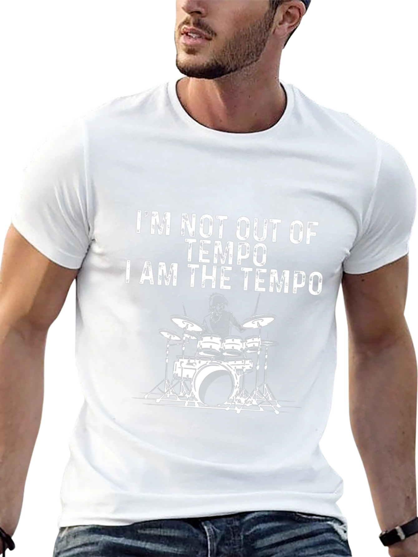 Drummer Tempo T-Shirt - Music Lover Tee