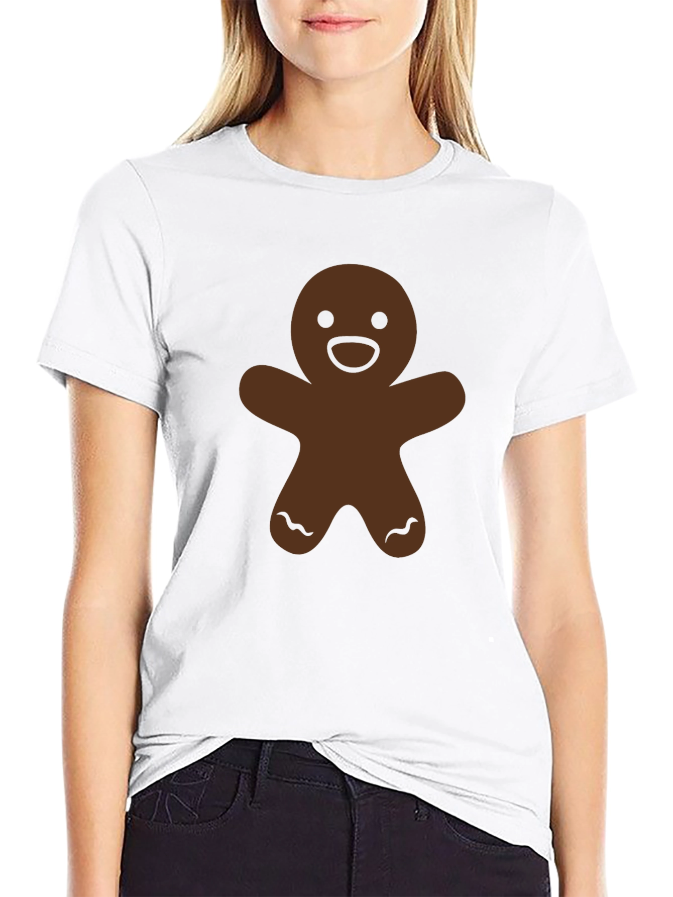 Gingerbread Man Graphic Tee - Festive Style