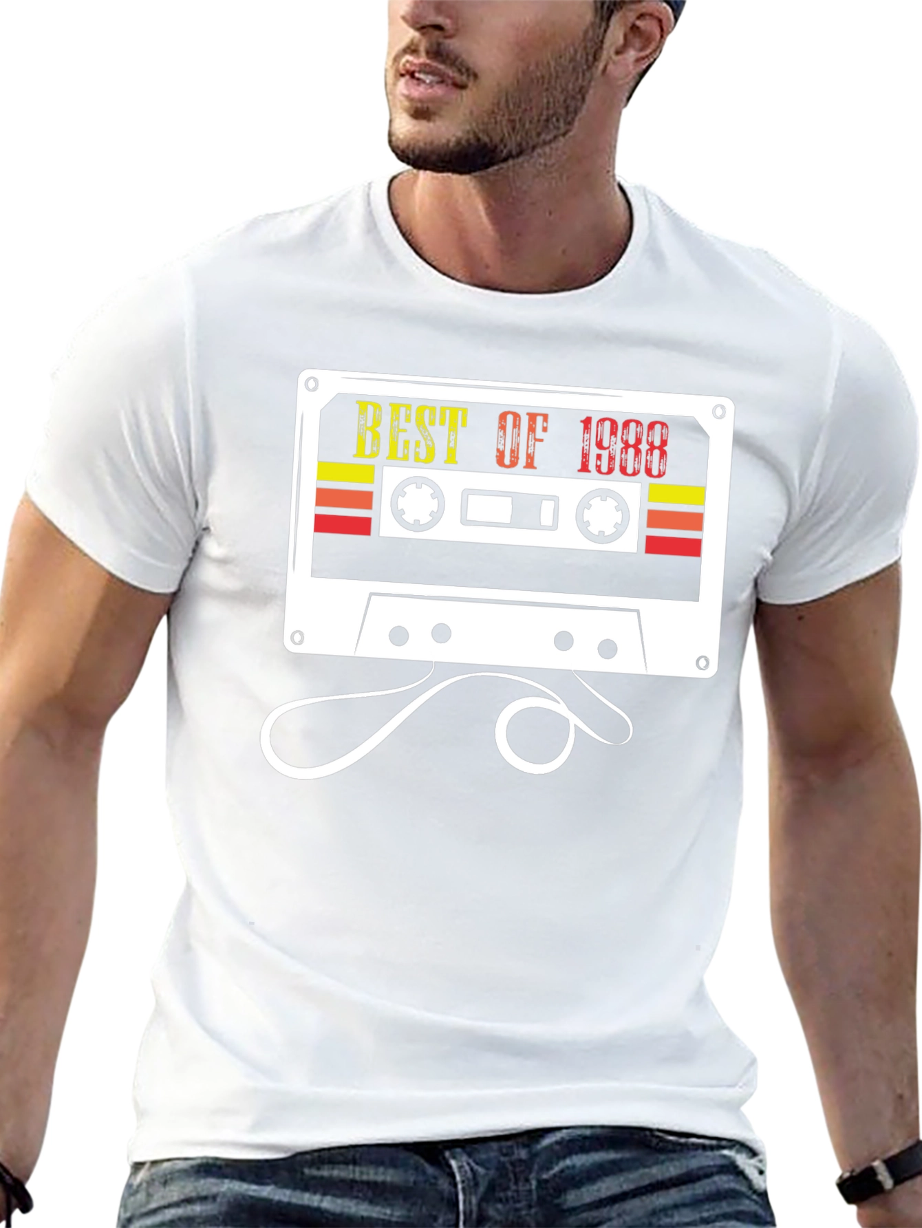 Best of 1988 Cassette Tape Black T-Shirt