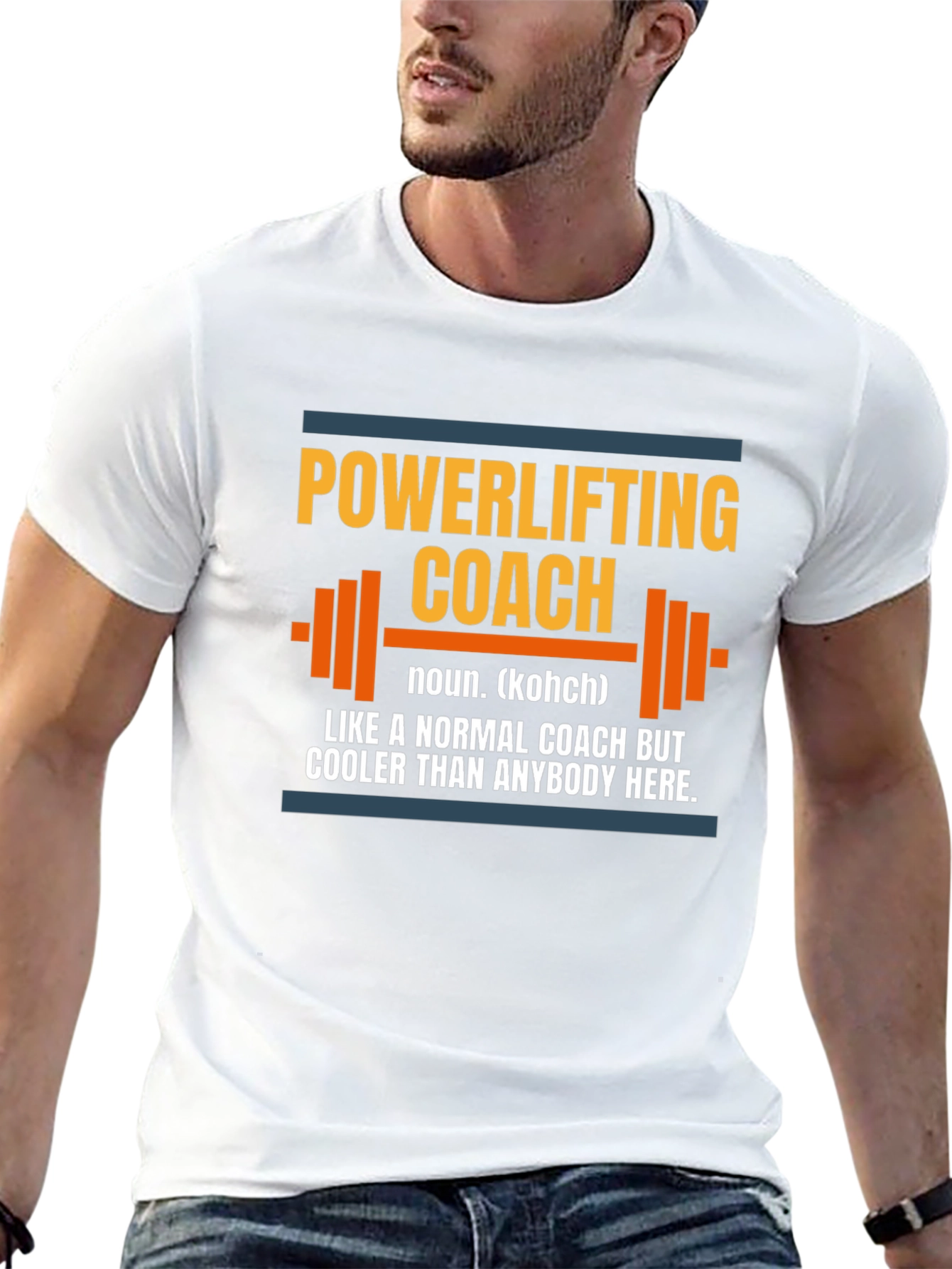 Powerlifting Coach T-Shirt - Funny Gym Workout Tee