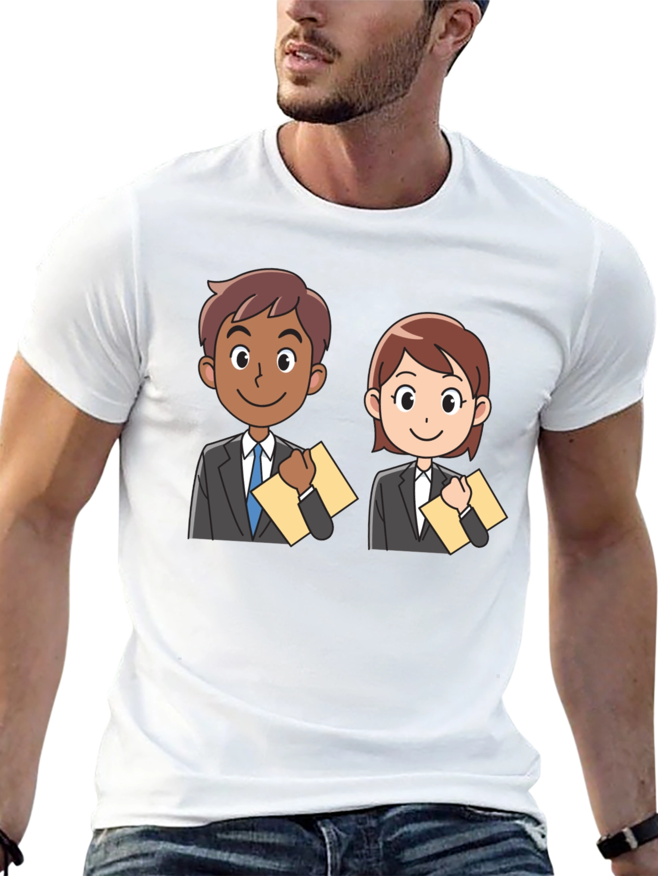 Business Ready Cartoon T-Shirt