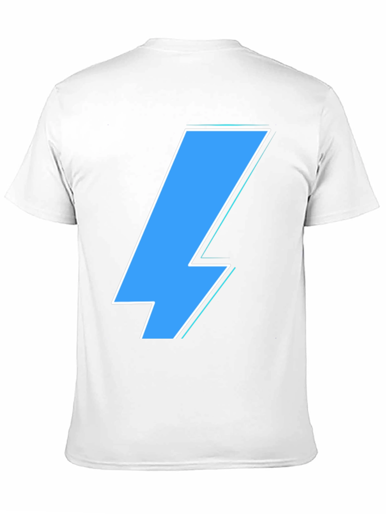 Lightning Bolt Graphic Tee - Casual Black T-Shirt