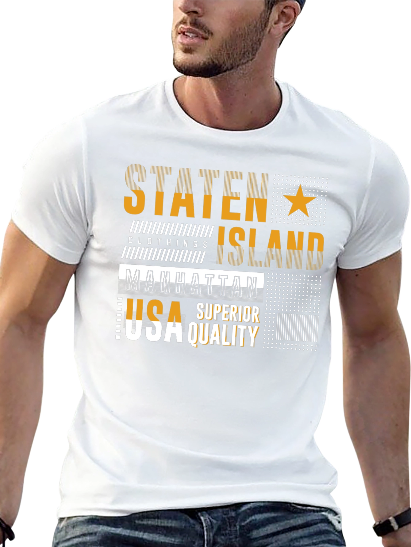 Staten Island Superior Quality Graphic T-Shirt