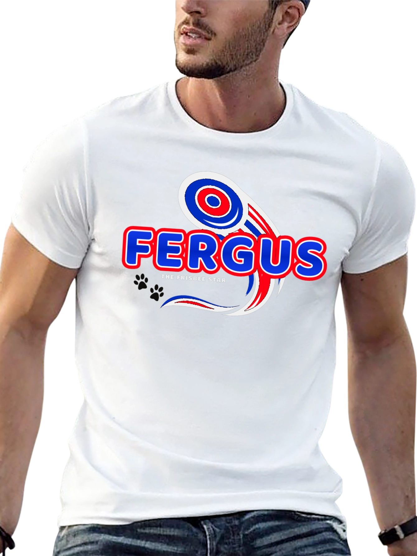 Fergus Frisbee Star T-Shirt