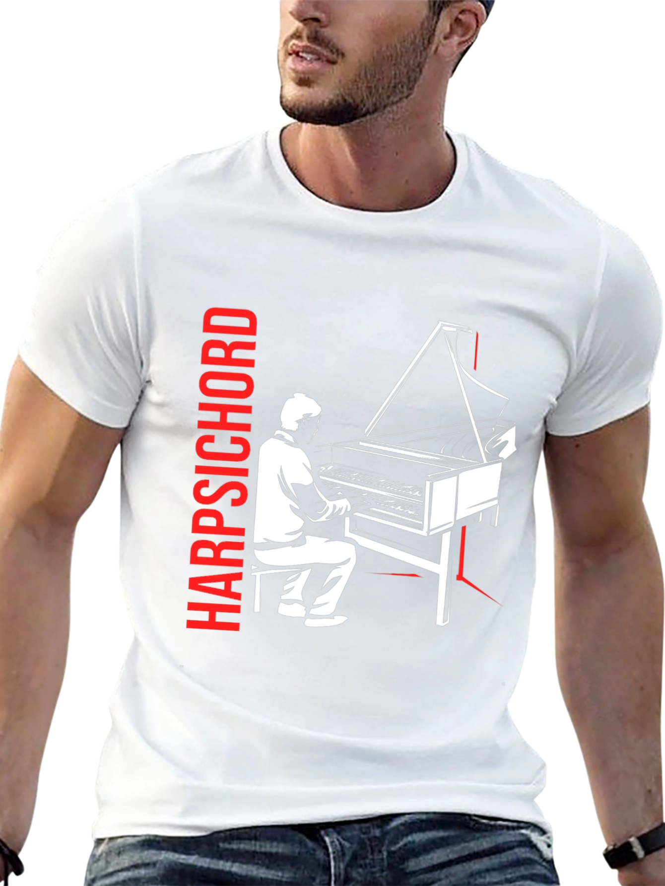 Harpsichord T-Shirt - Music Lover Tee