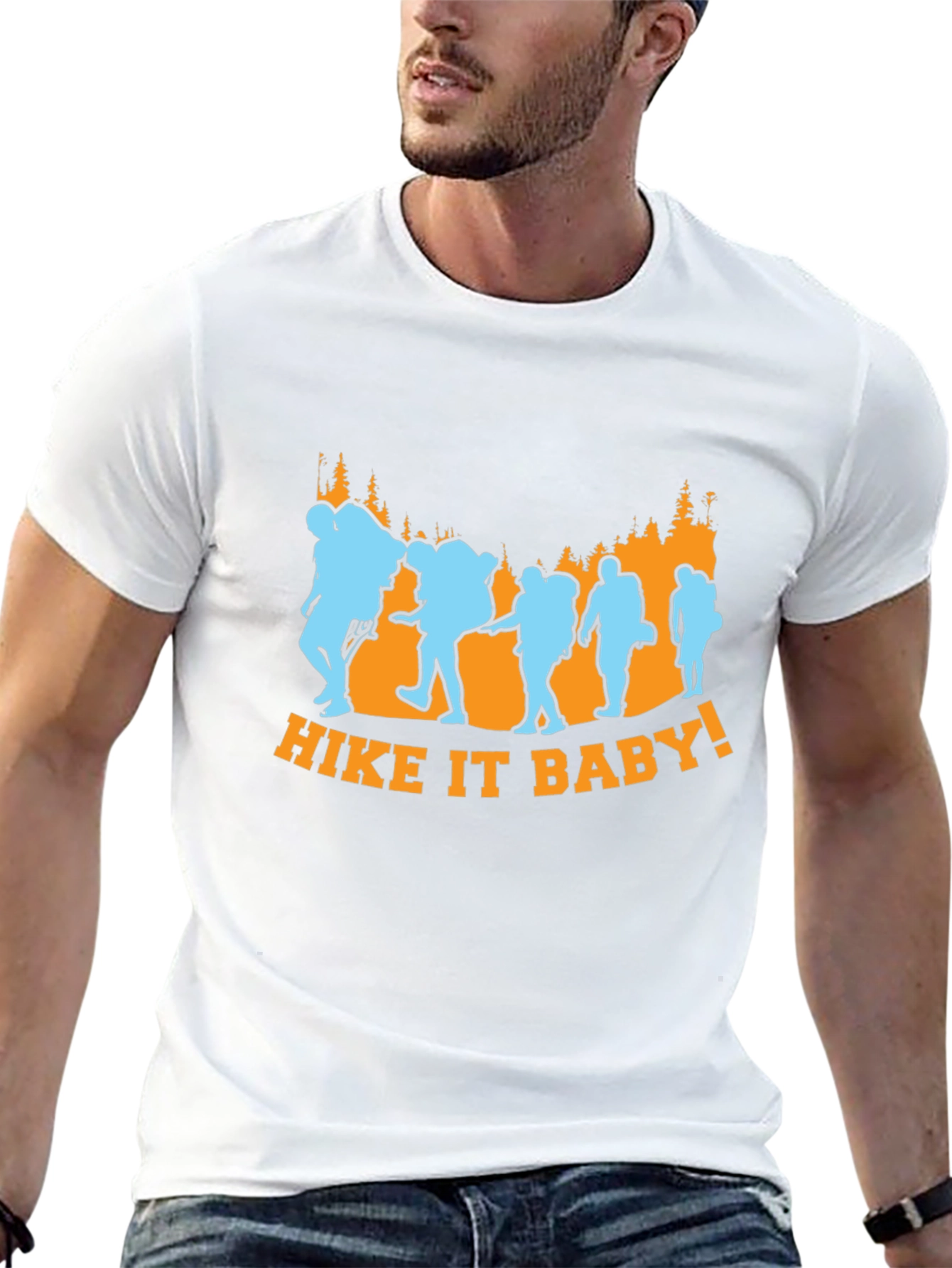 Hike It Baby Black Graphic Tee