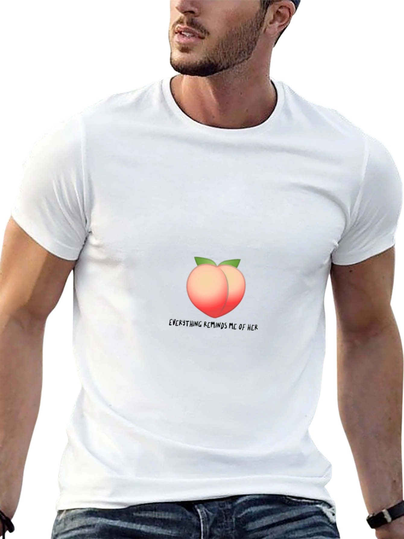 Peach Emoji Tee: Everything Reminds Me of Her