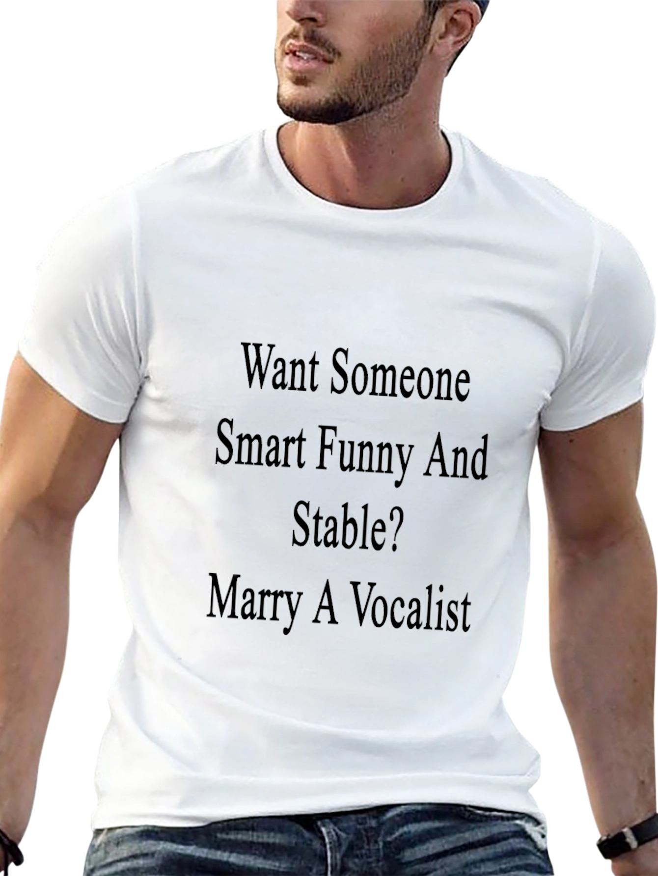 Vocalist T-Shirt: Smart Funny & Stable
