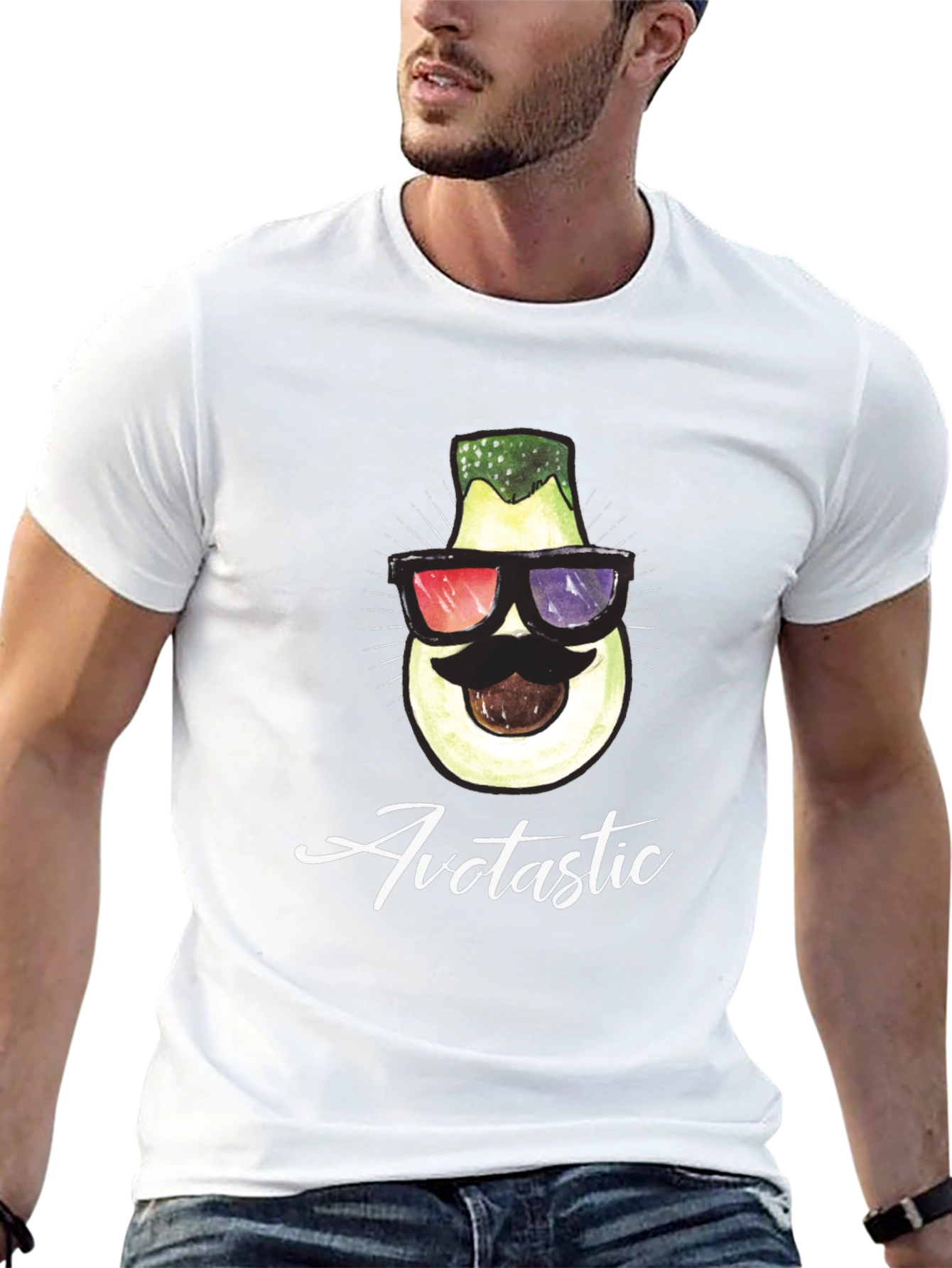 Avotastic Graphic Tee - Cool Avocado T-Shirt