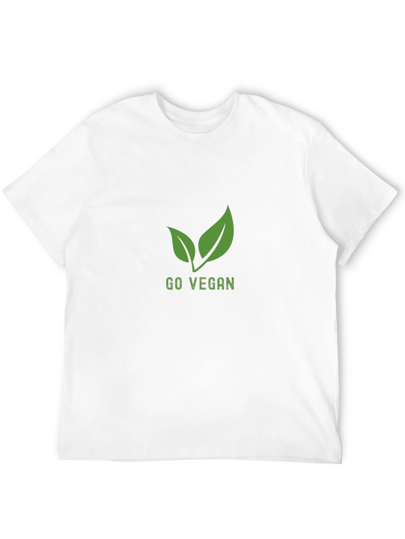 Go Vegan Black T-Shirt Plant Based Tee