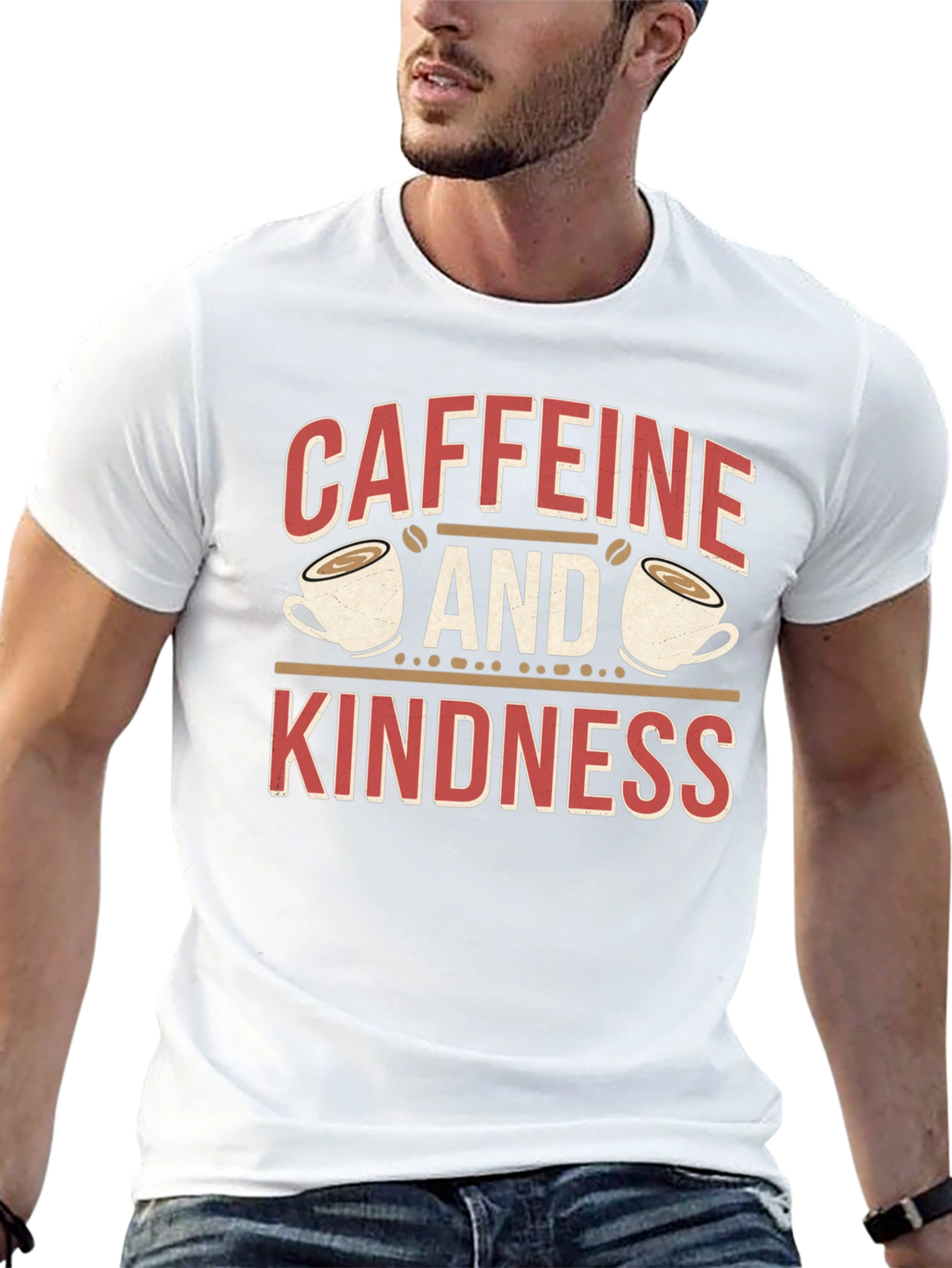 Caffeine and Kindness Graphic Tee