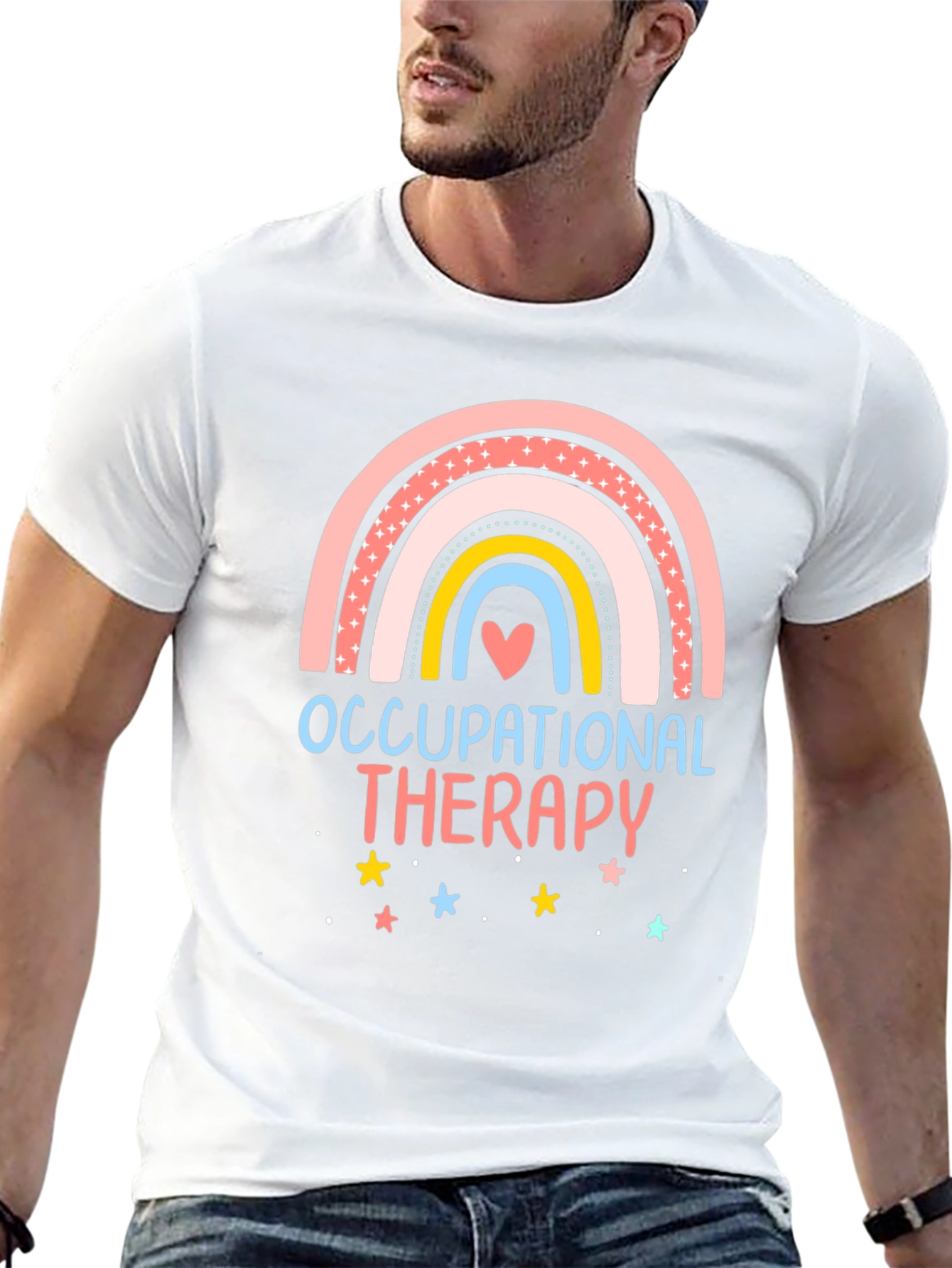 Occupational Therapy Rainbow Graphic Tee