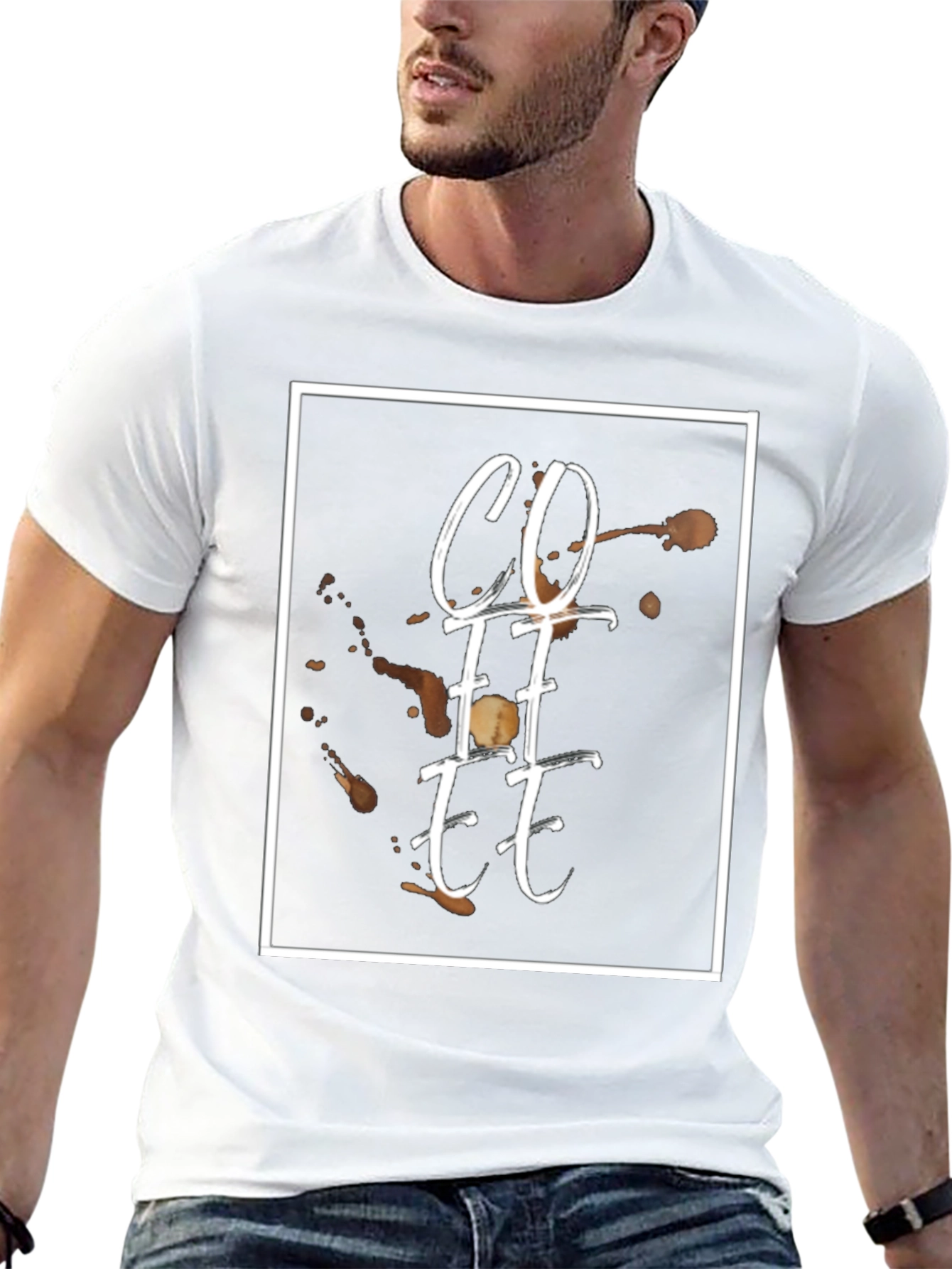 Coffee Graphic Tee - Stylish Black T-Shirt