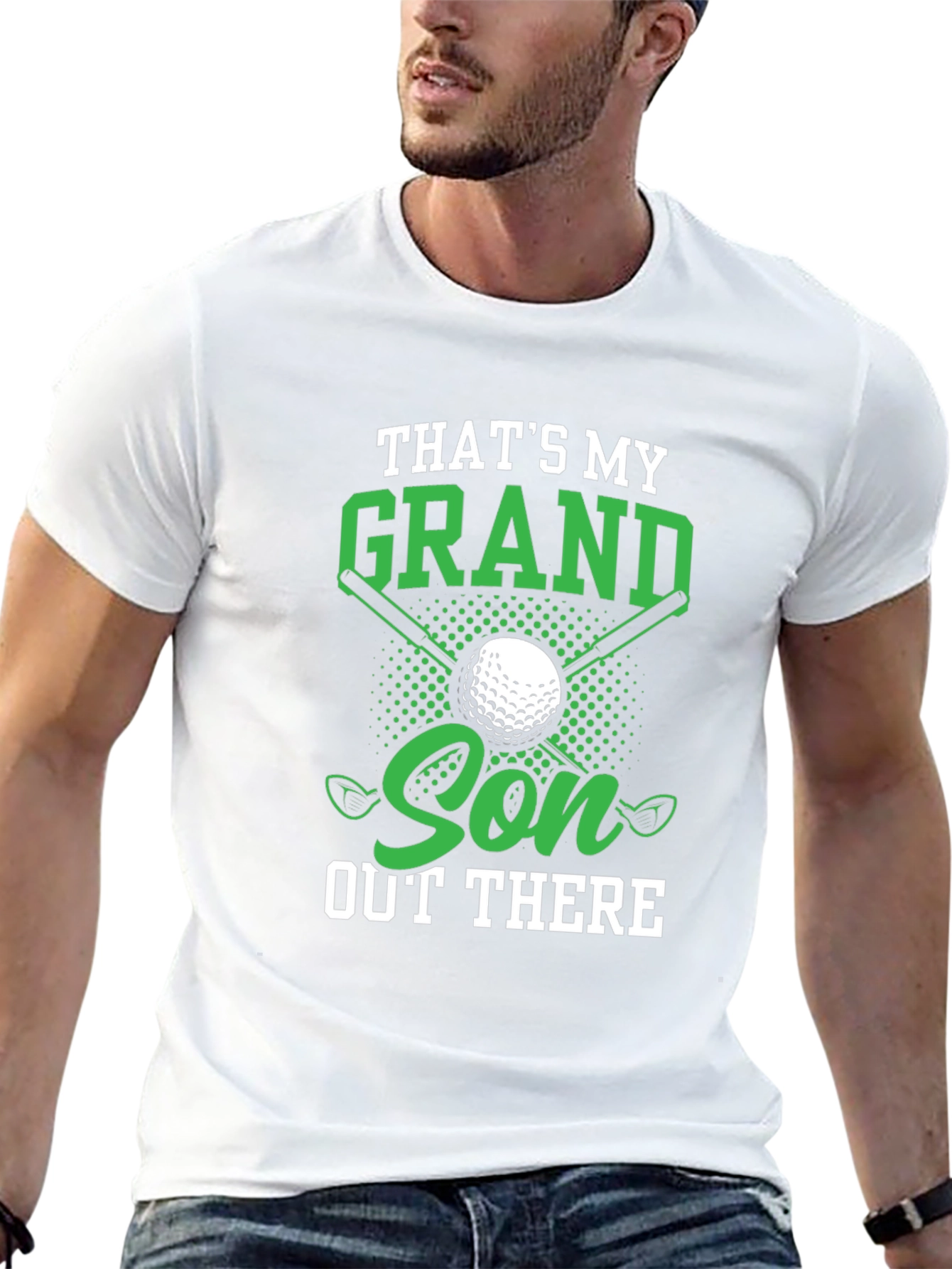 Thats My Grandson Out There - Golf T-Shirt
