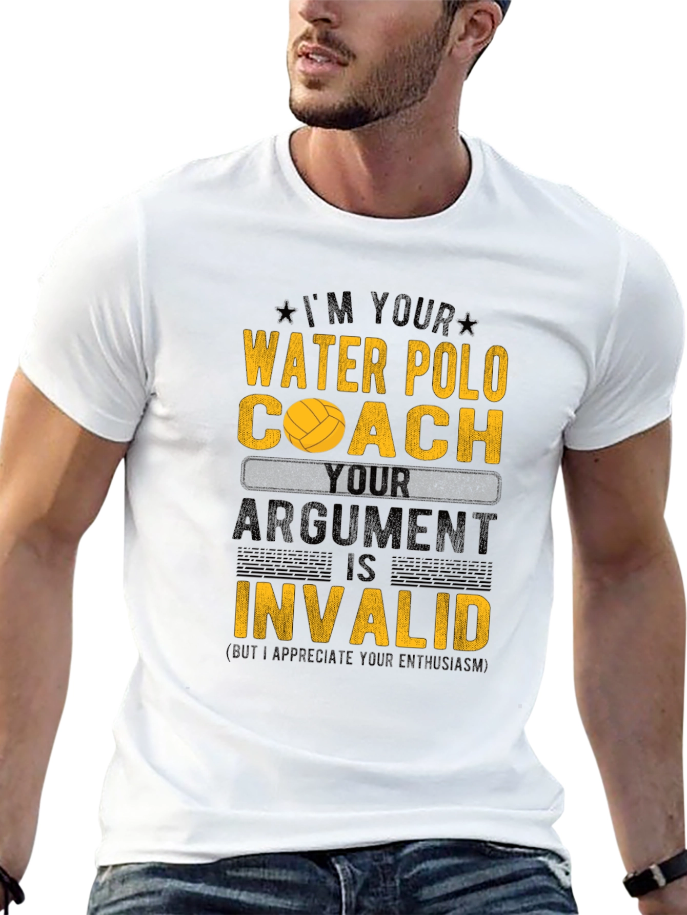 Water Polo Coach T-Shirt - Your Argument is Invalid!