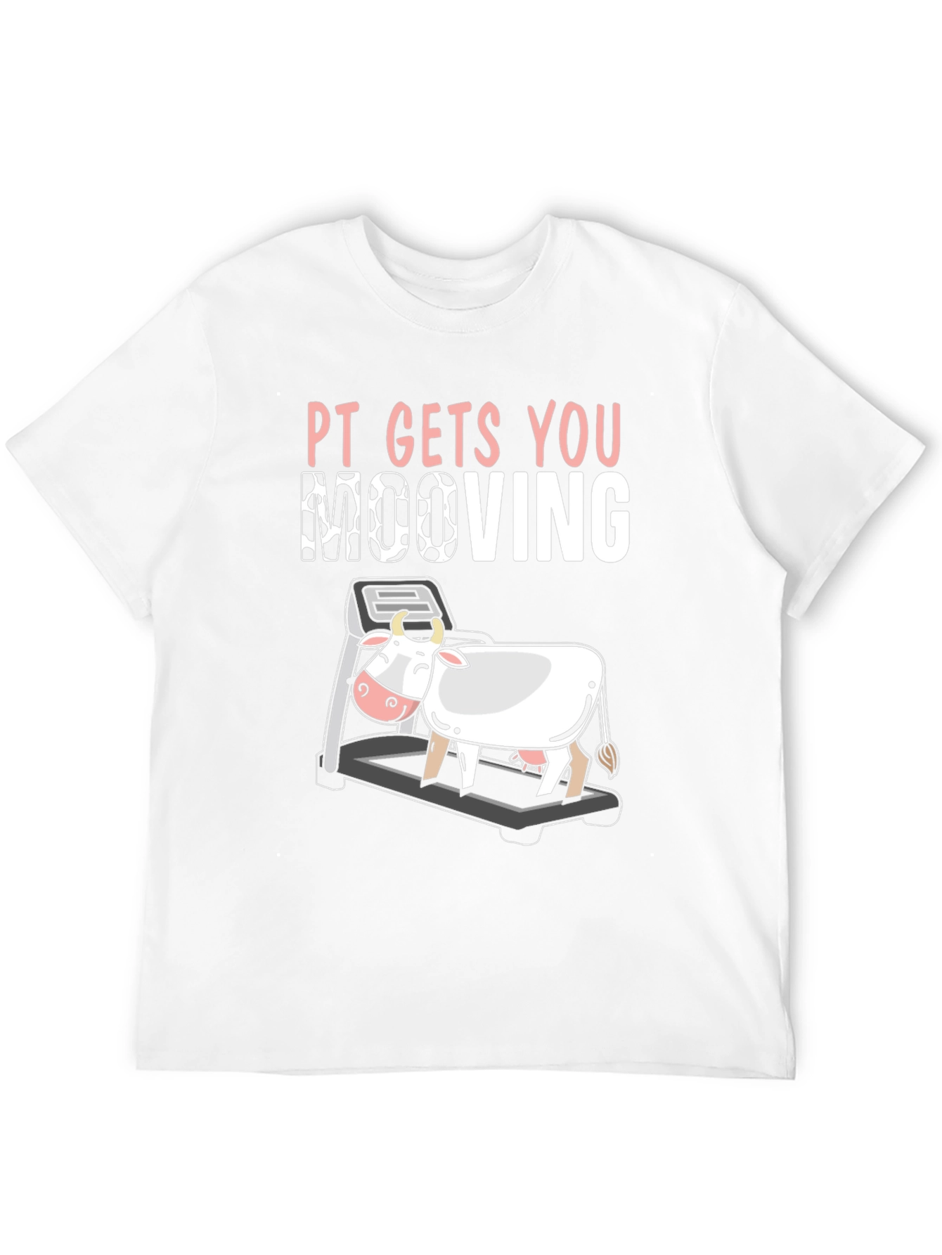 PT Gets You Moooving Black T-Shirt
