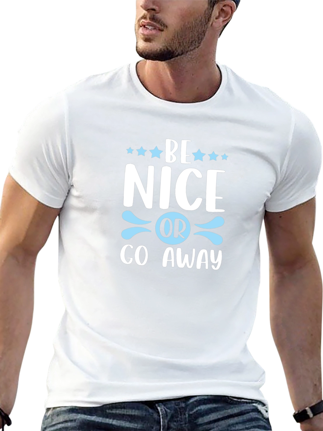 Be Nice Graphic Tee - Stylish Unisex Cotton T-Shirt