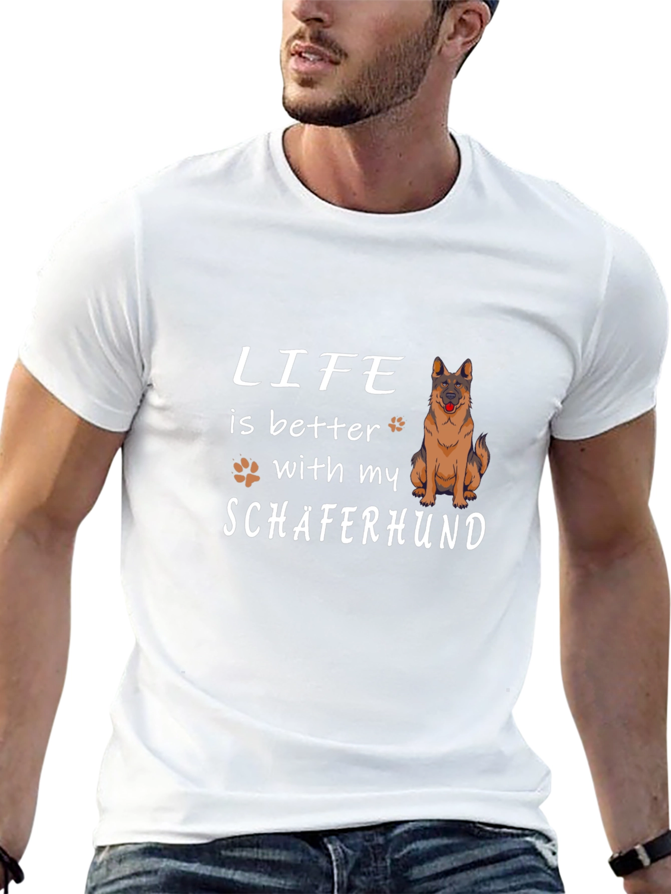 Life is Better with My Schäferhund T-Shirt
