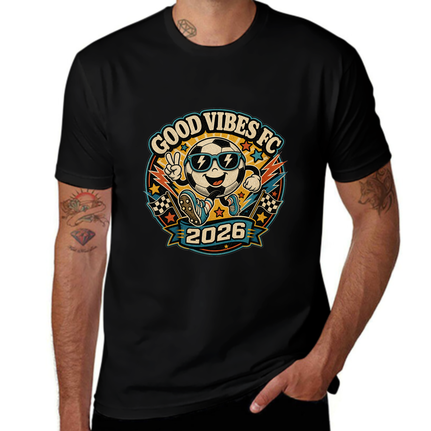 Weekend Sale Good Vibes FC 2026 Soccer Tee