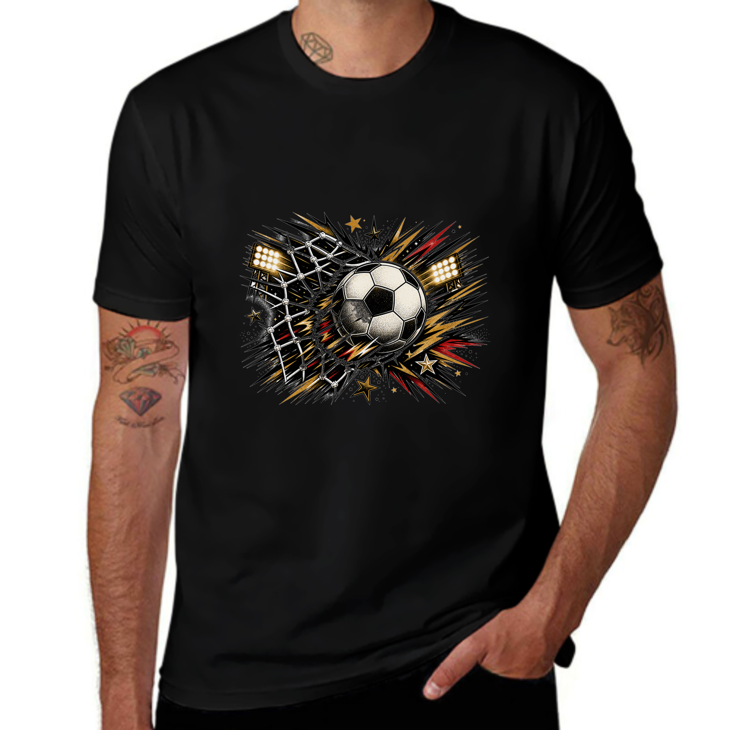Team Spirit Net Smash Soccer Impact Tee