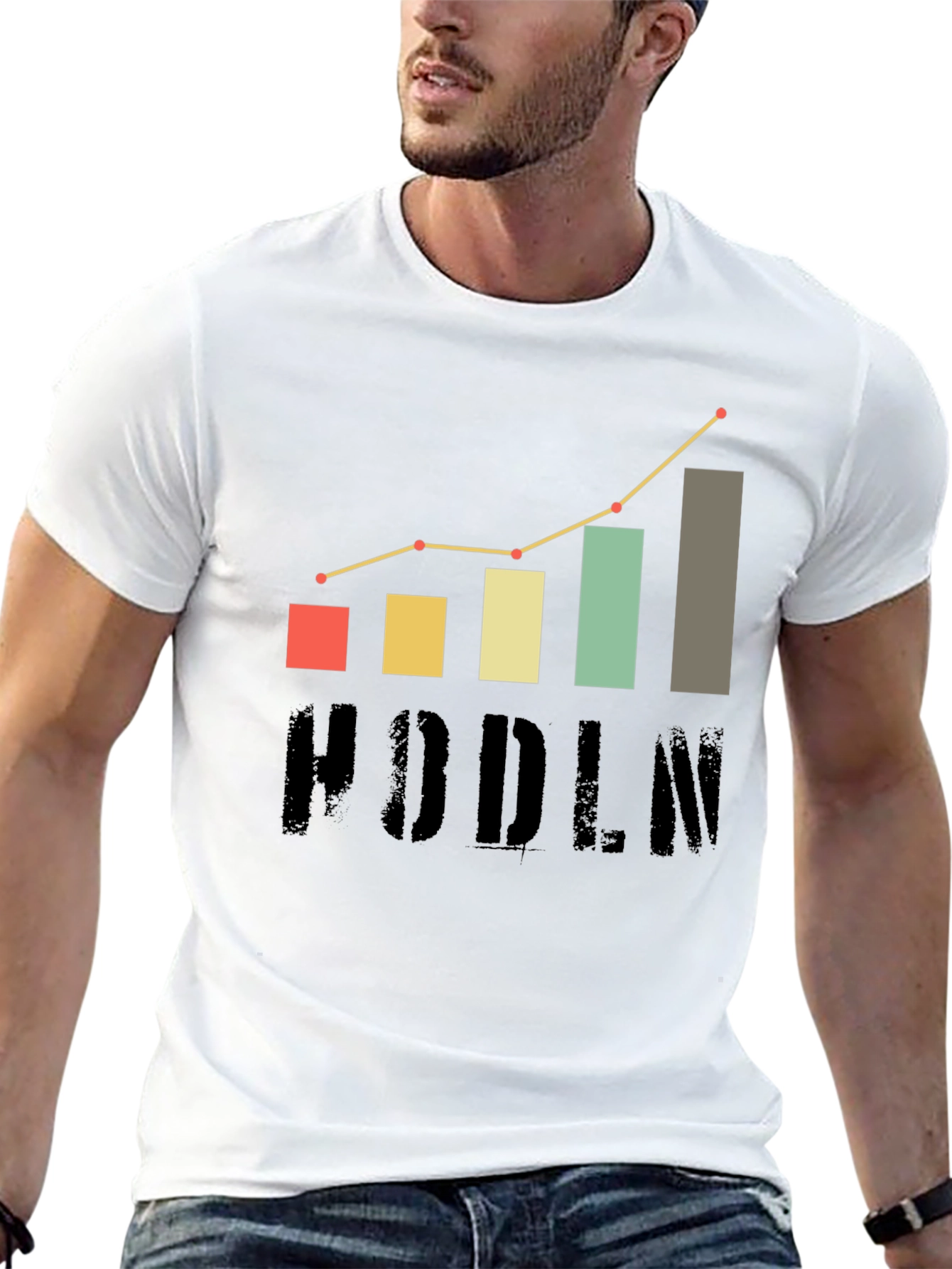 HODLN Crypto Trend T-Shirt - Bitcoin Investment