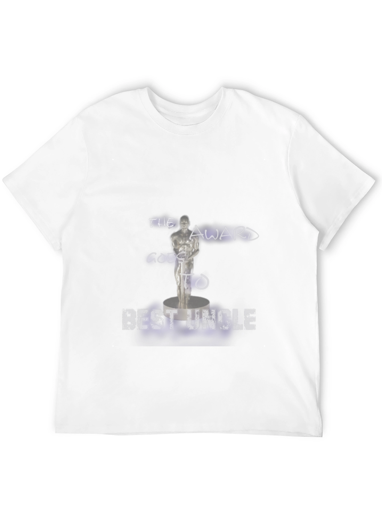 Best Uncle Award T-Shirt - Black Cotton Tee