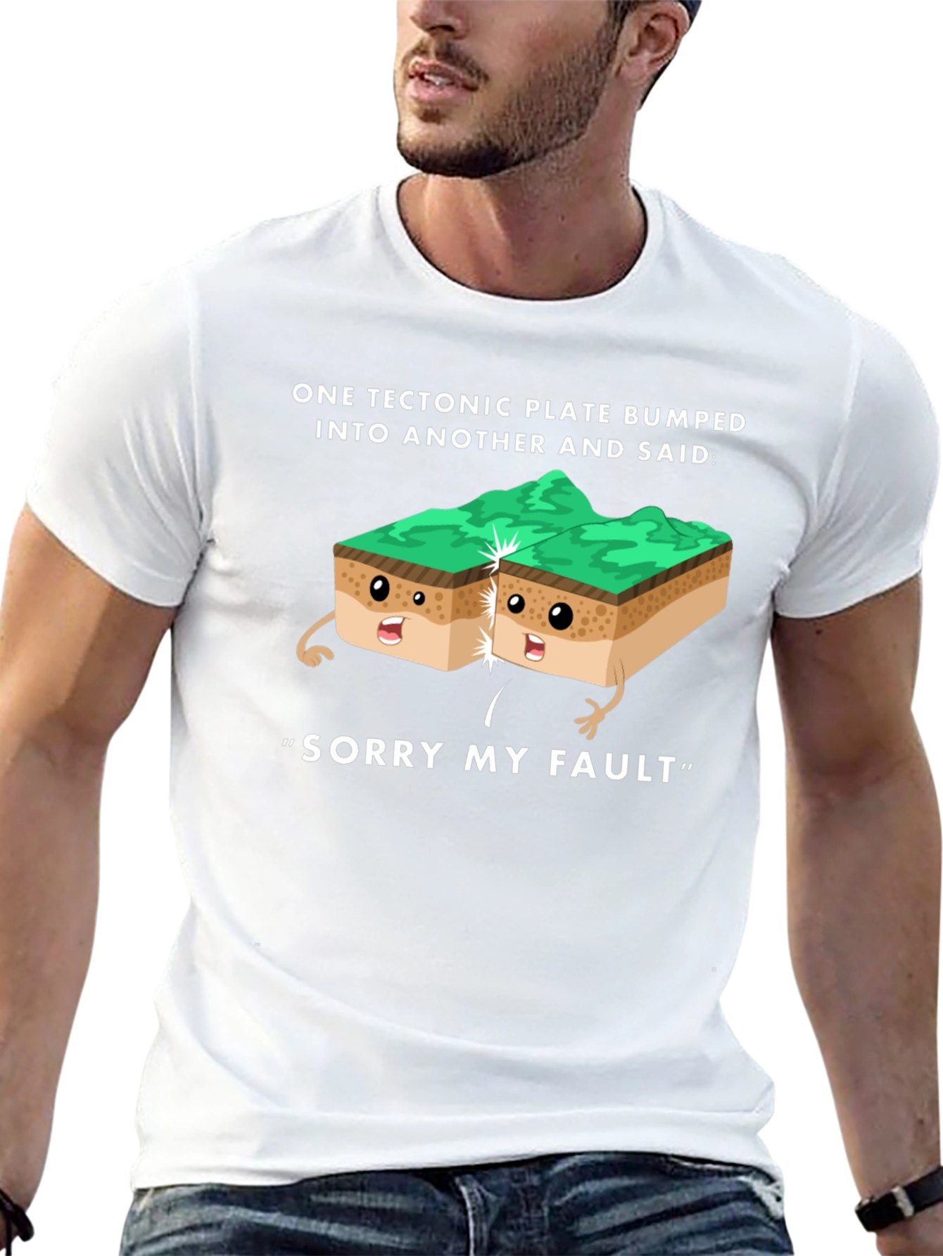 Funny Geology T-Shirt - Tectonic Plate Fault Pun