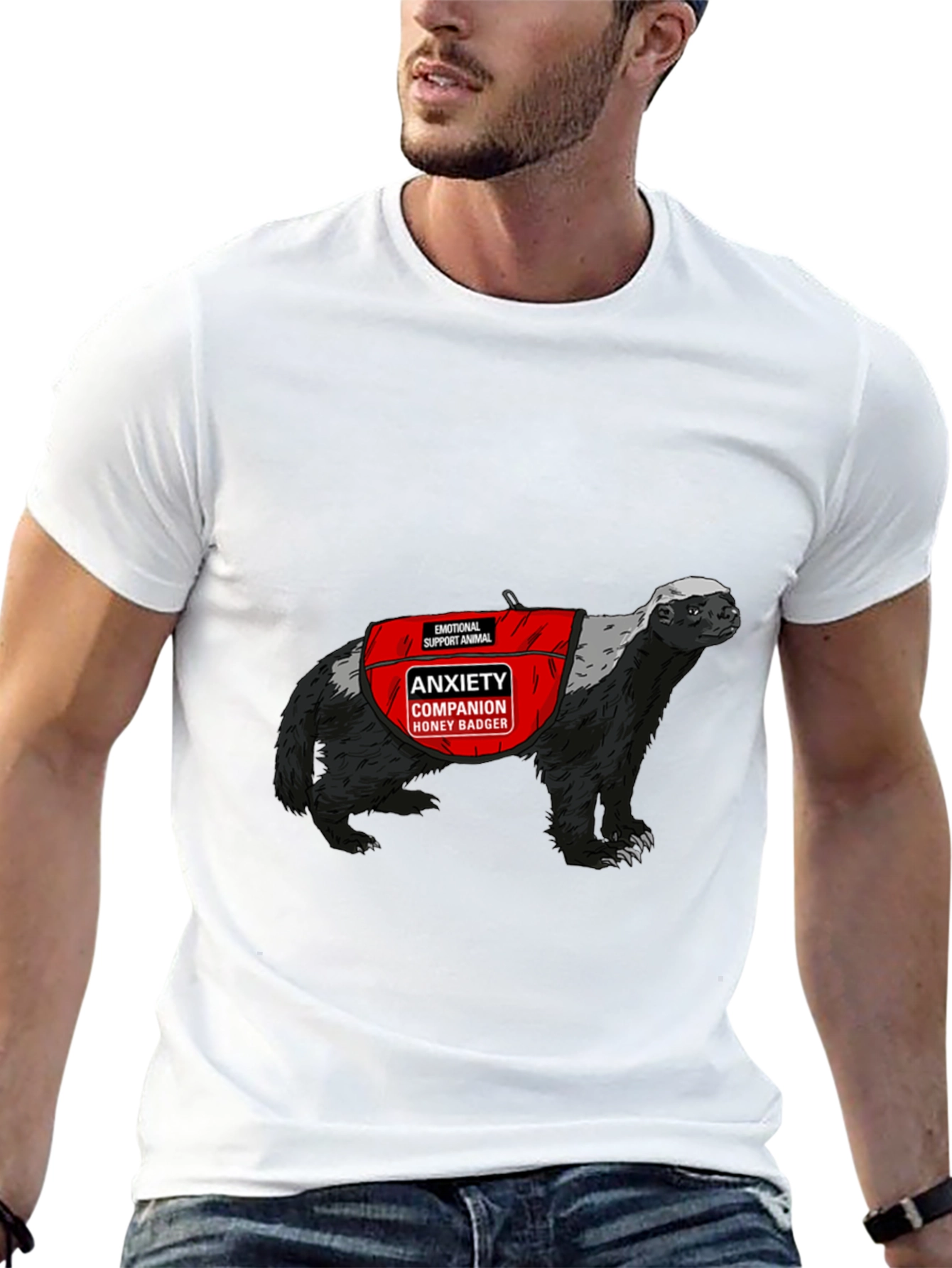 Anxiety Companion Honey Badger T-Shirt