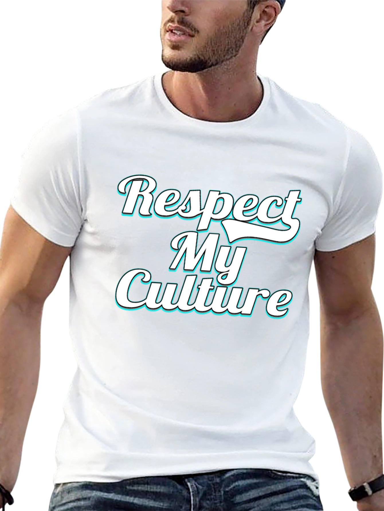 Respect My Culture Black Graphic Tee